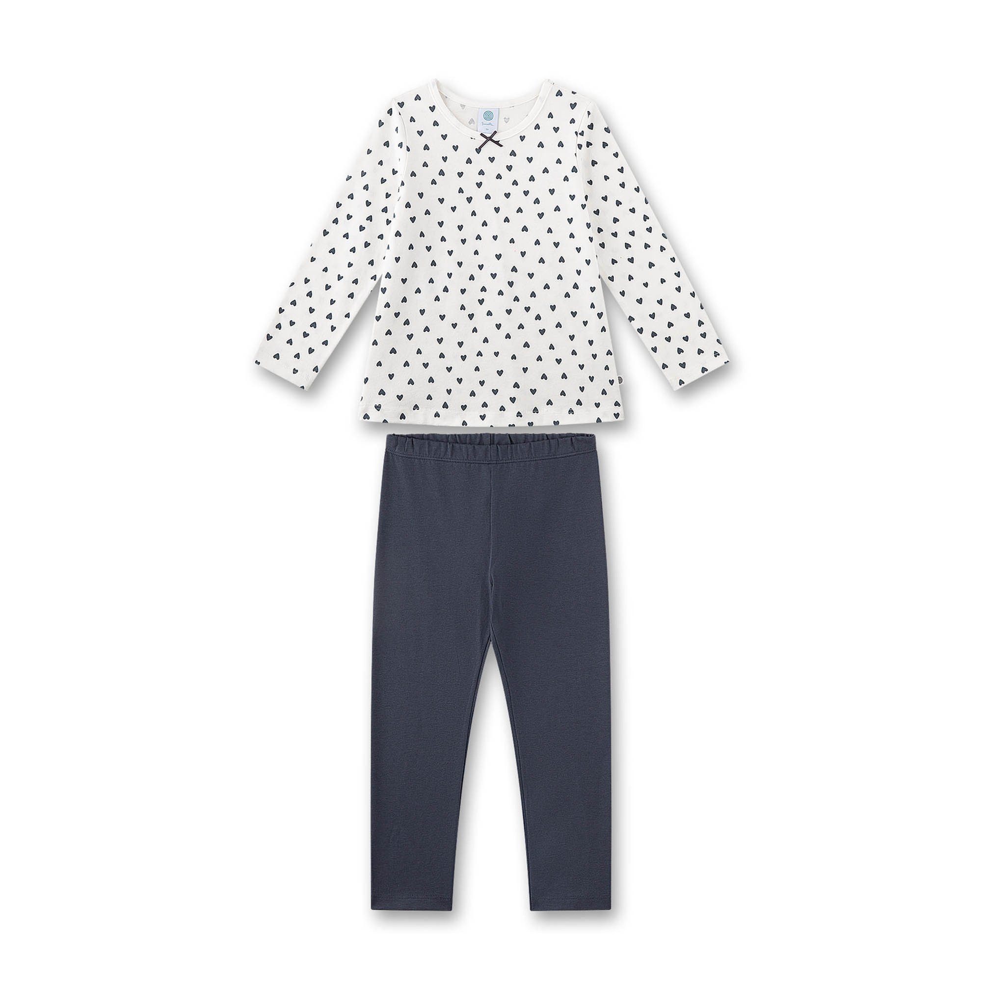 Sanetta Pyjama Mädchen Pyjama 1er Pack Baumwolle (2 tlg)