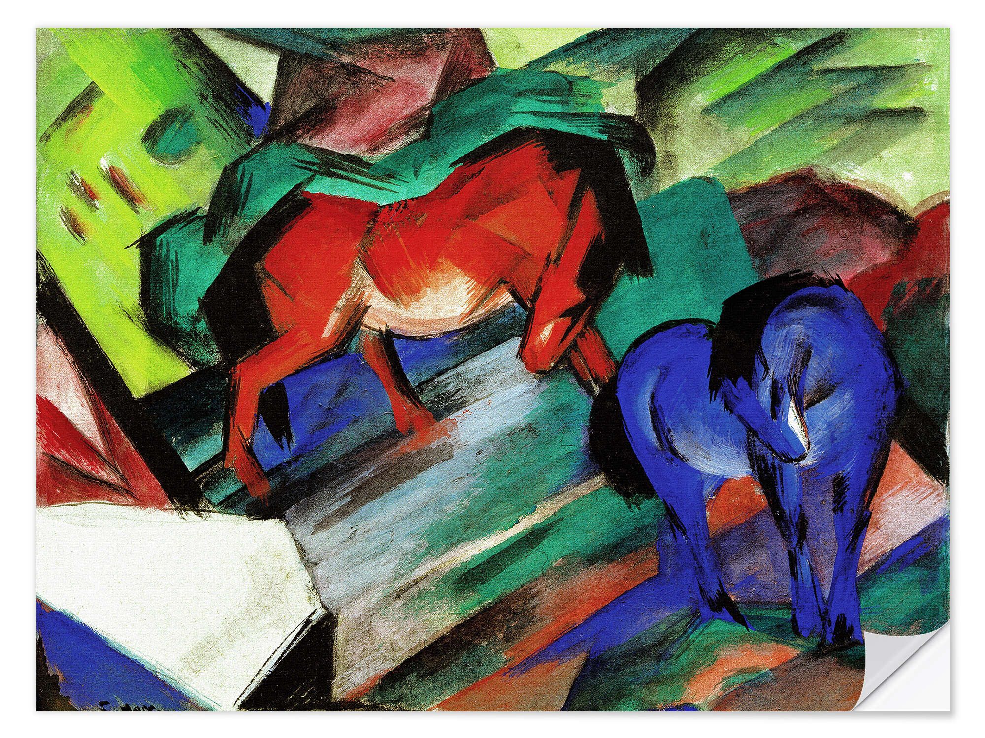 Wandfolie Franz Marc