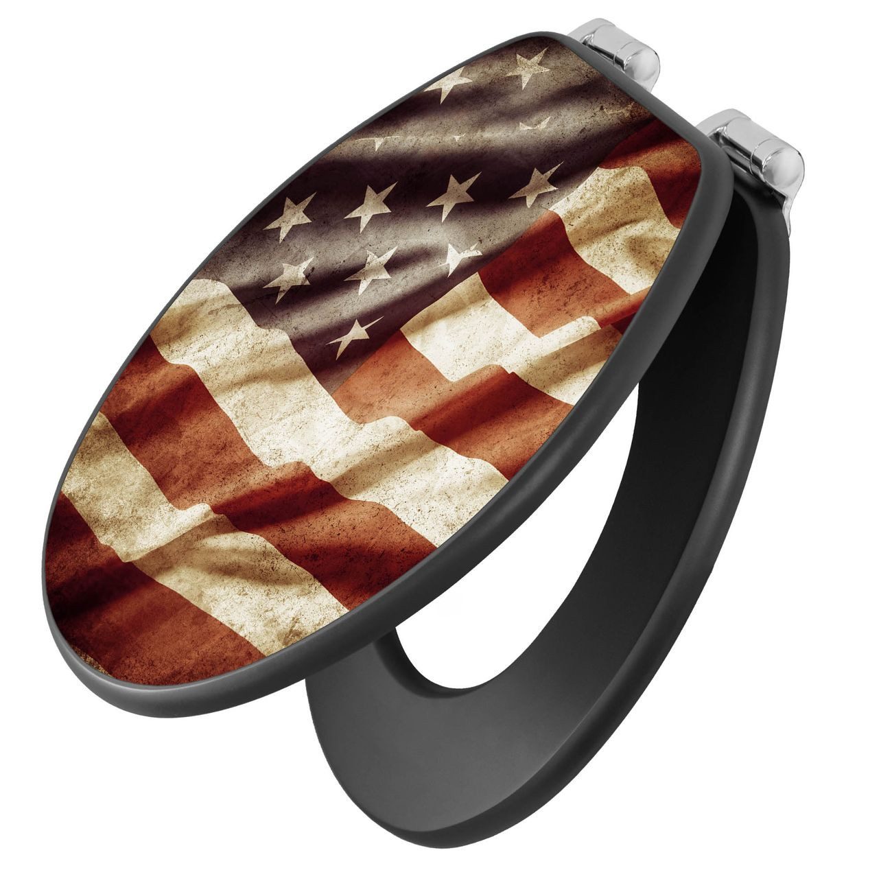 WC-Sitz Anthrazit Motiv United States