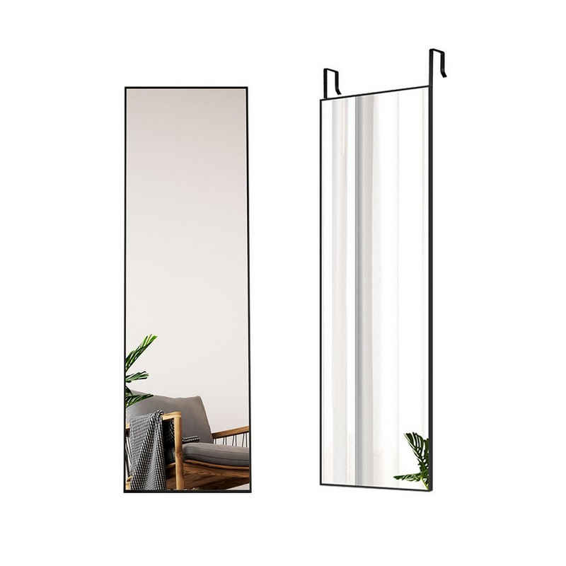 S'AFIELINA Ganzkörperspiegel »120x37cm Standspiegel HD Türspiegel Wandspiegel mit Haken«, Ankleidezimmer, Schlafzimmer, Wohnzimmer