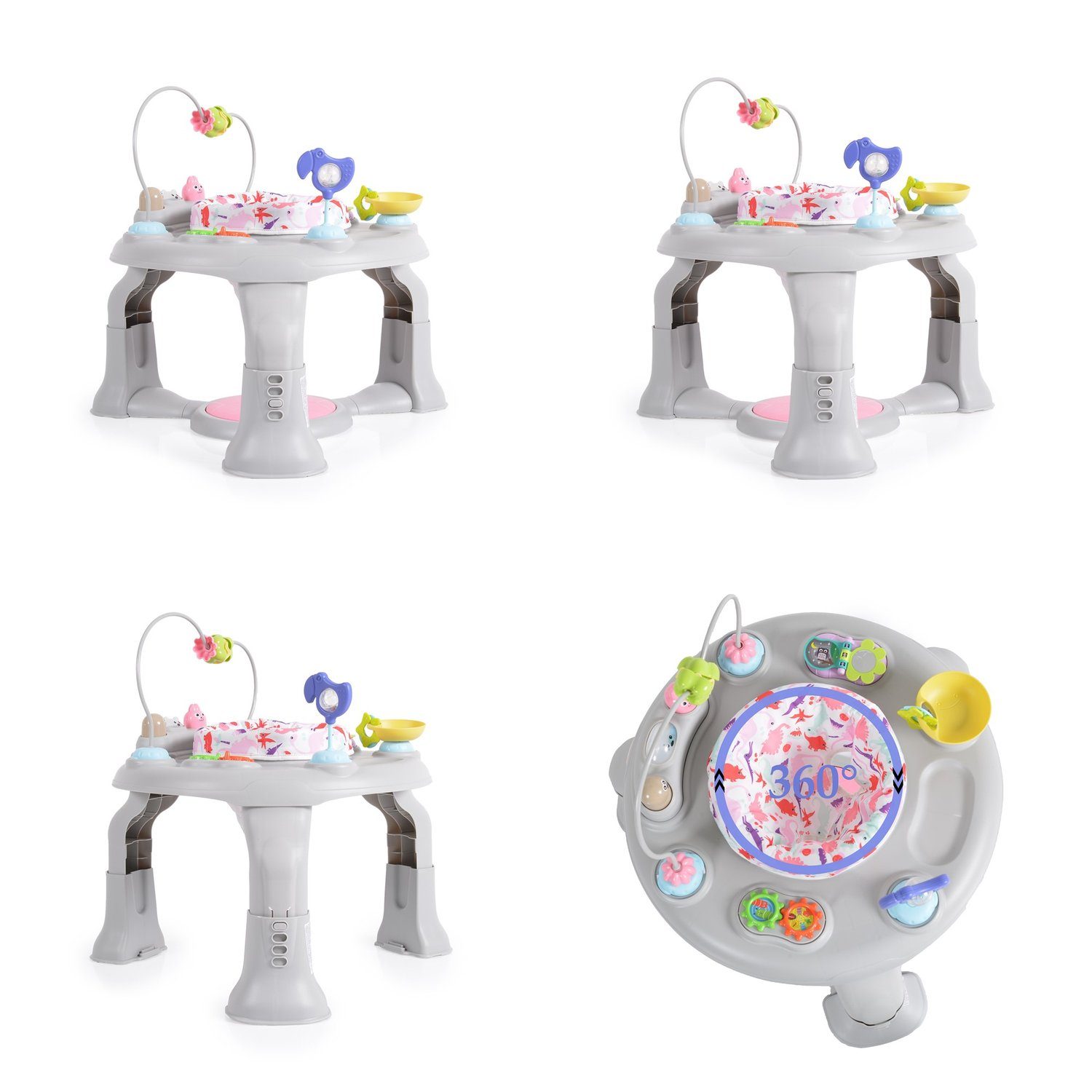 Cangaroo Door Jumper Hopser Mate, Play Center, Seat Rotates 360°, 4-Way Height Adjustable