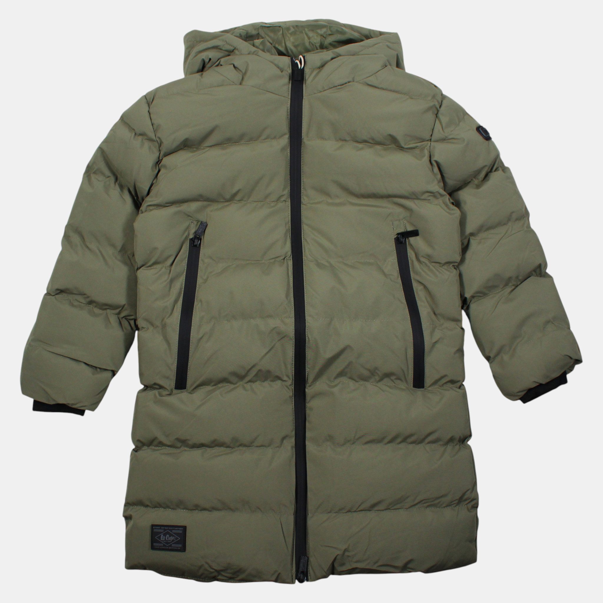 Lee Cooper Parka Jungen Parka lange Winterjacke warm mit Kapuze in 4 Farben Kinderjacke Jungen Winterparka Jacke lang warm – Bild 3 von 5