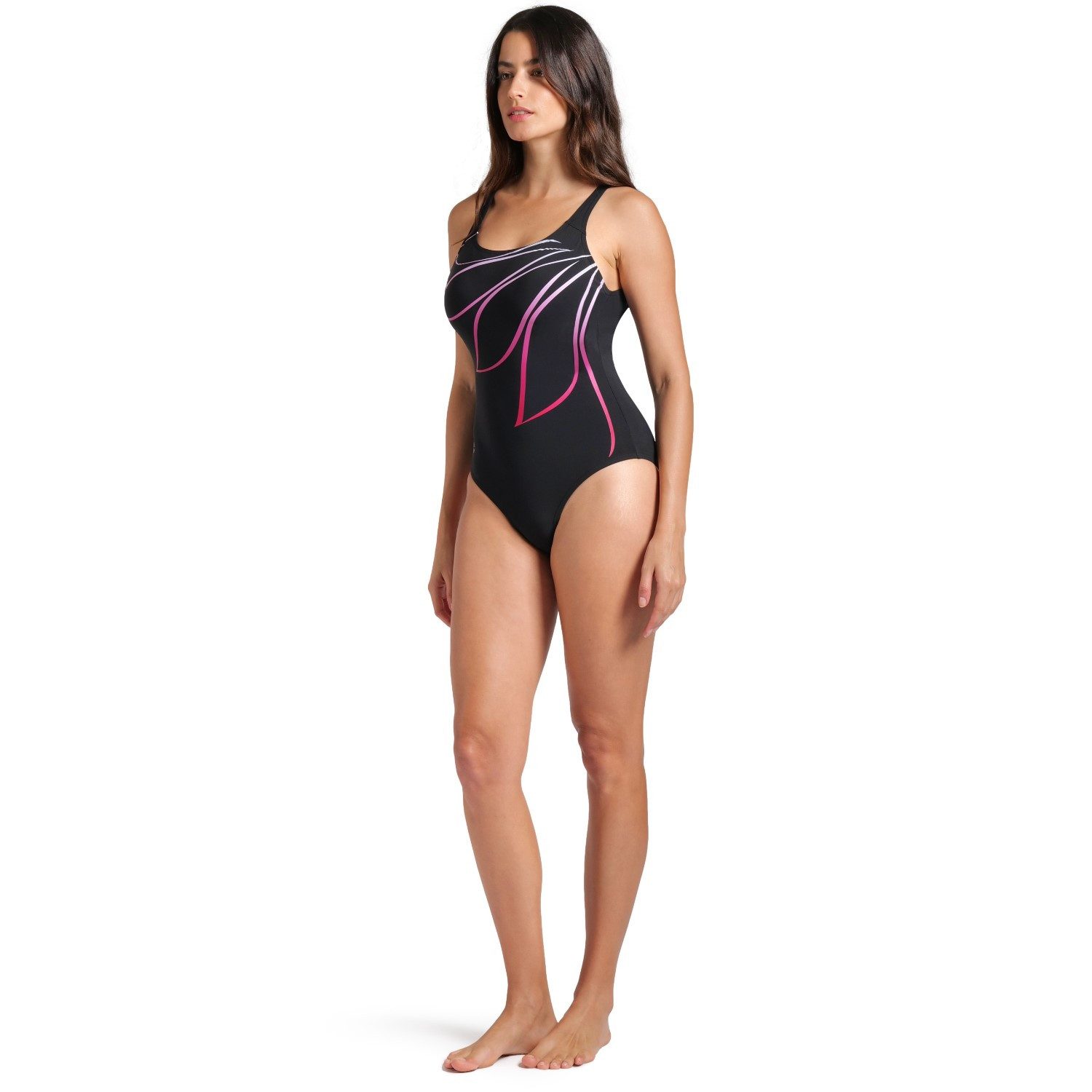 Arena Badeanzug Giorgia Squared einteiler Schwimmanzug mit C-Cup