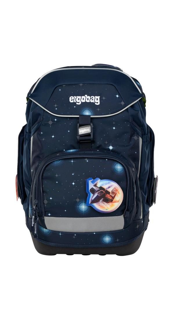 ergobag Schulranzen pack Set (6-tlg., 6-teiliges Set), größenverstellbares Rückensystem