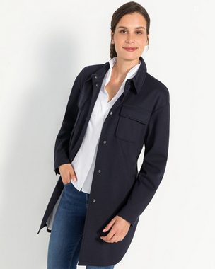 Brigitte von Schönfels Hemdjacke Lange Hemdjacke mit Gürtel