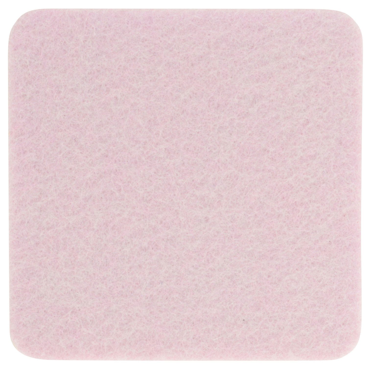 BIASTO Подставки для напитков Eckiger Filz-Untersetzer, quadratisch 25x25cm, Baby-rosa, Zubehör für Gläser, Vasen, Tassen, Teller, Tische, Gläser, Weingläser, Cocktails, Flaschen, Schalen, Tischdeko, Blumentopf, Inhalt: jeweils 1 Stück, einfach Mix mischen und Wunschkombination bestellen.