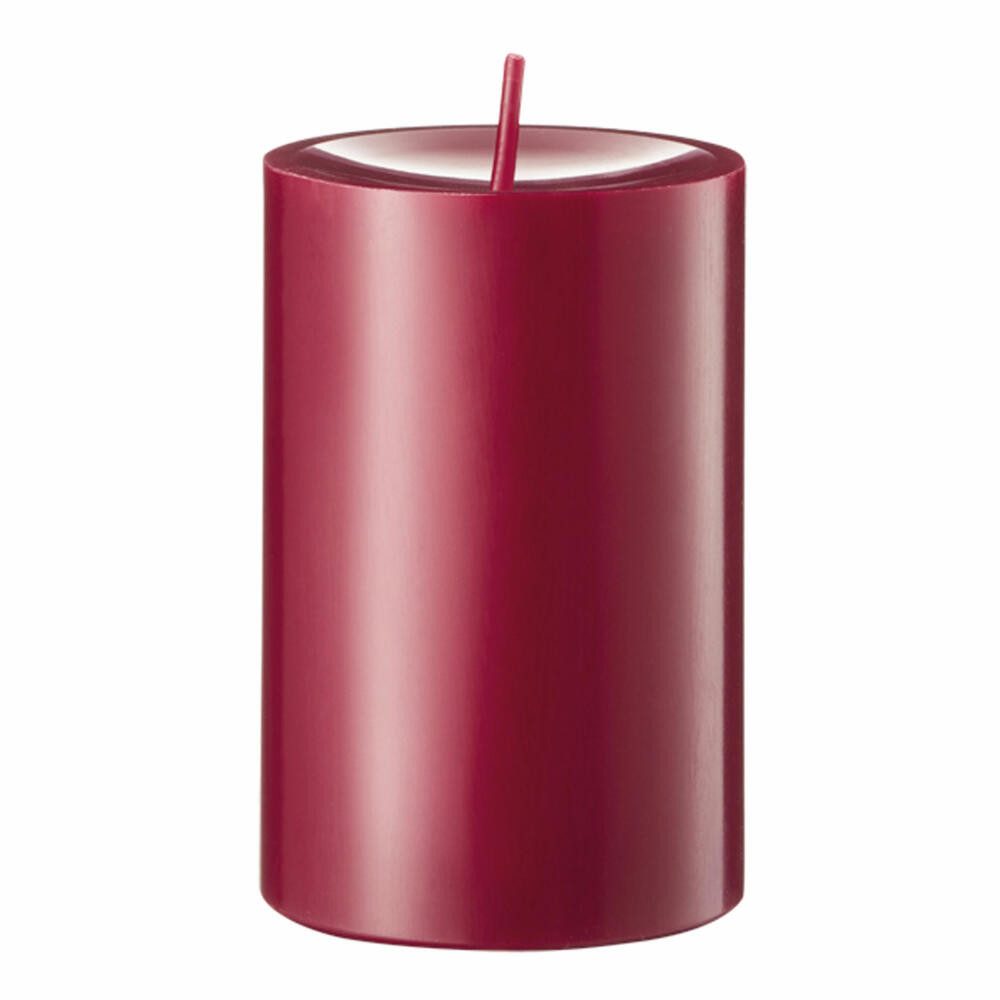 Engels Kerzen Stumpenkerze Gegossen Burgunder H 12 cm
