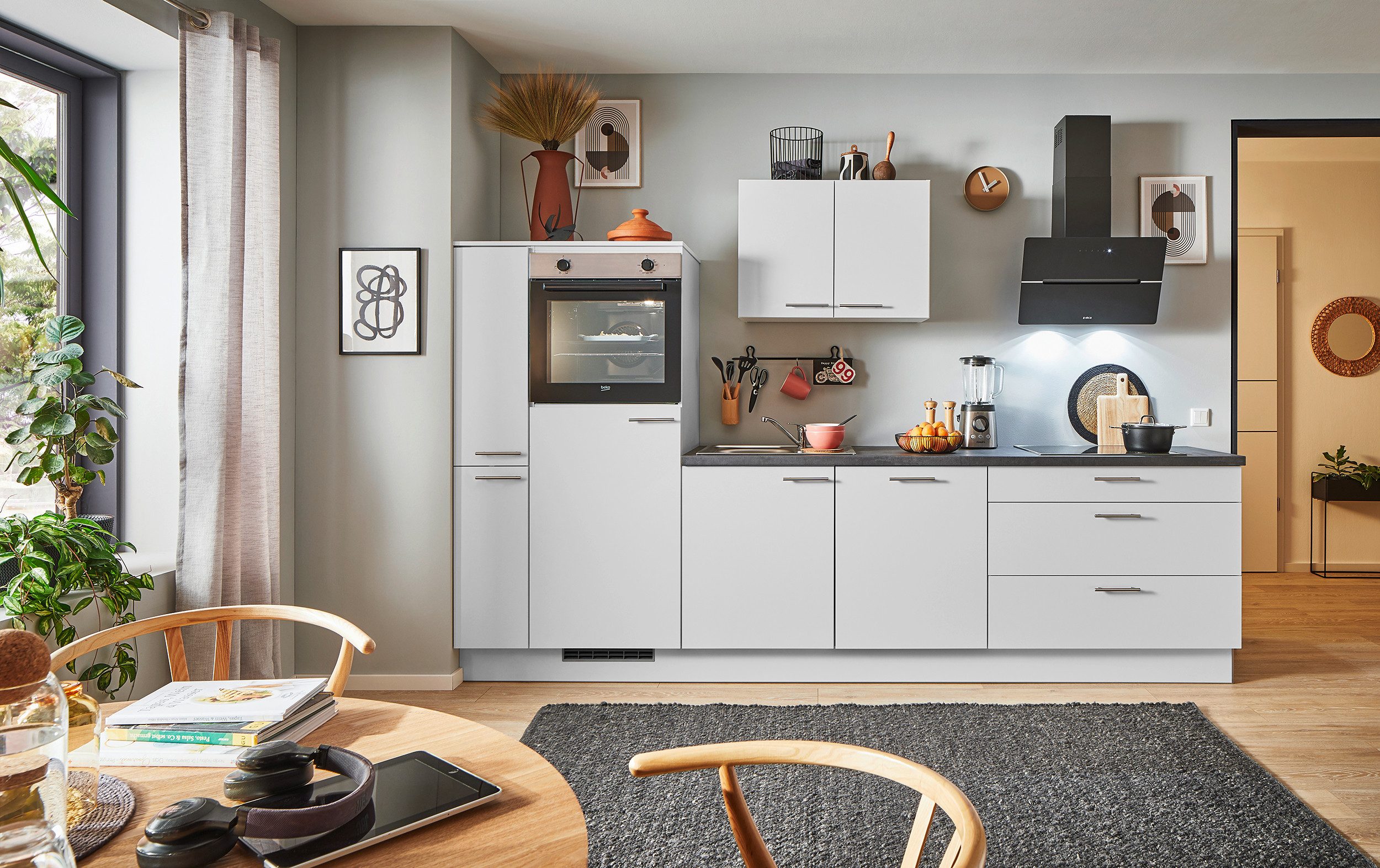 pino Küchenzeile Stockholm, individuell anpassbar, gratis günstig online kaufen