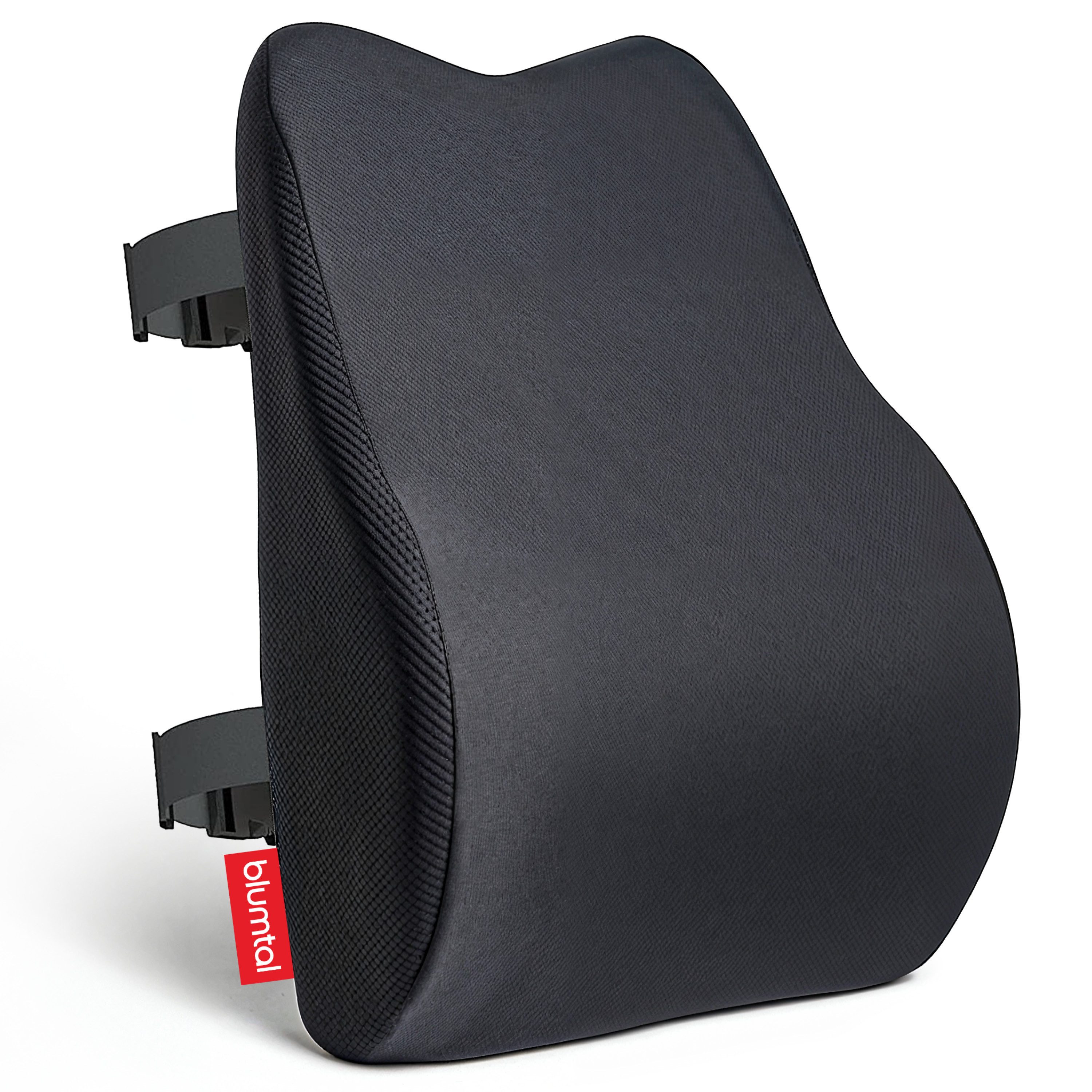 Blumtal Подушка для спины Подушка для спины aus Memory Foam + stützendes Lendenwirbelkissen, OEKO-TEX zertifiziertem Bezug - Rückenstützkissen