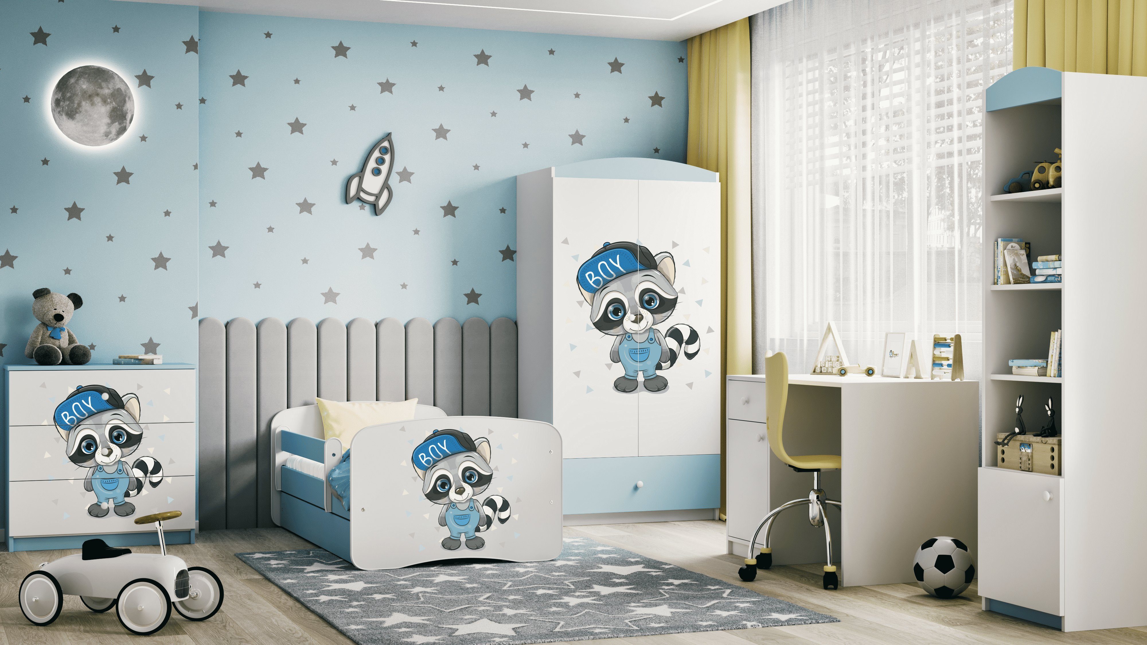 Bjird Kinderkleiderschrank Kleiderschrank Babydreams (4 Einlegeböden günstig online kaufen