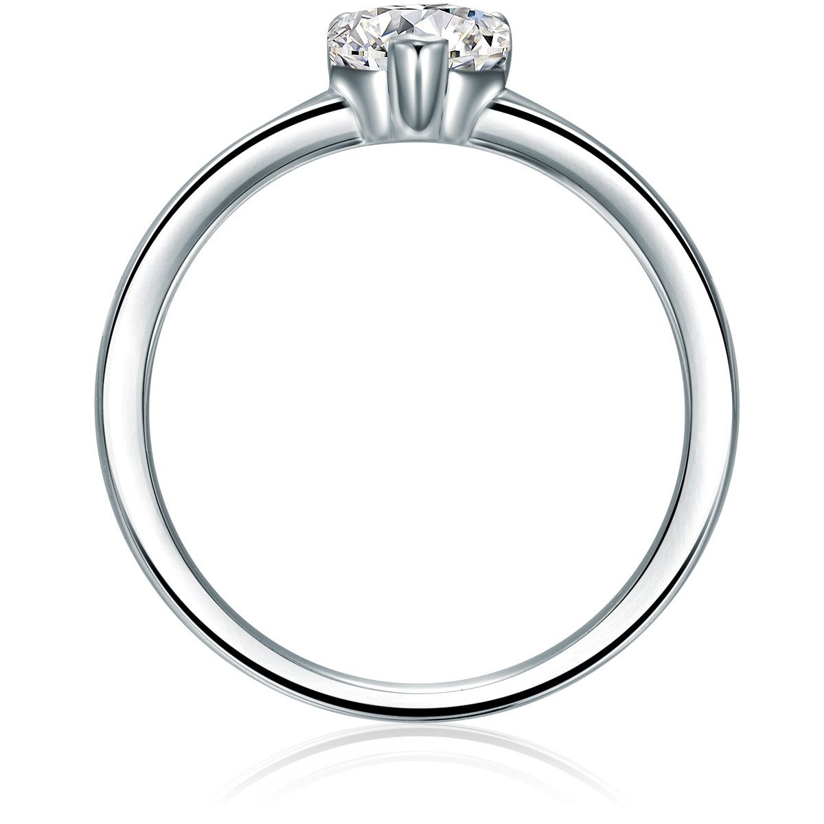 Trilani Solitärring X557 (1-tlg), mit Zirkonia im Brillant-Look