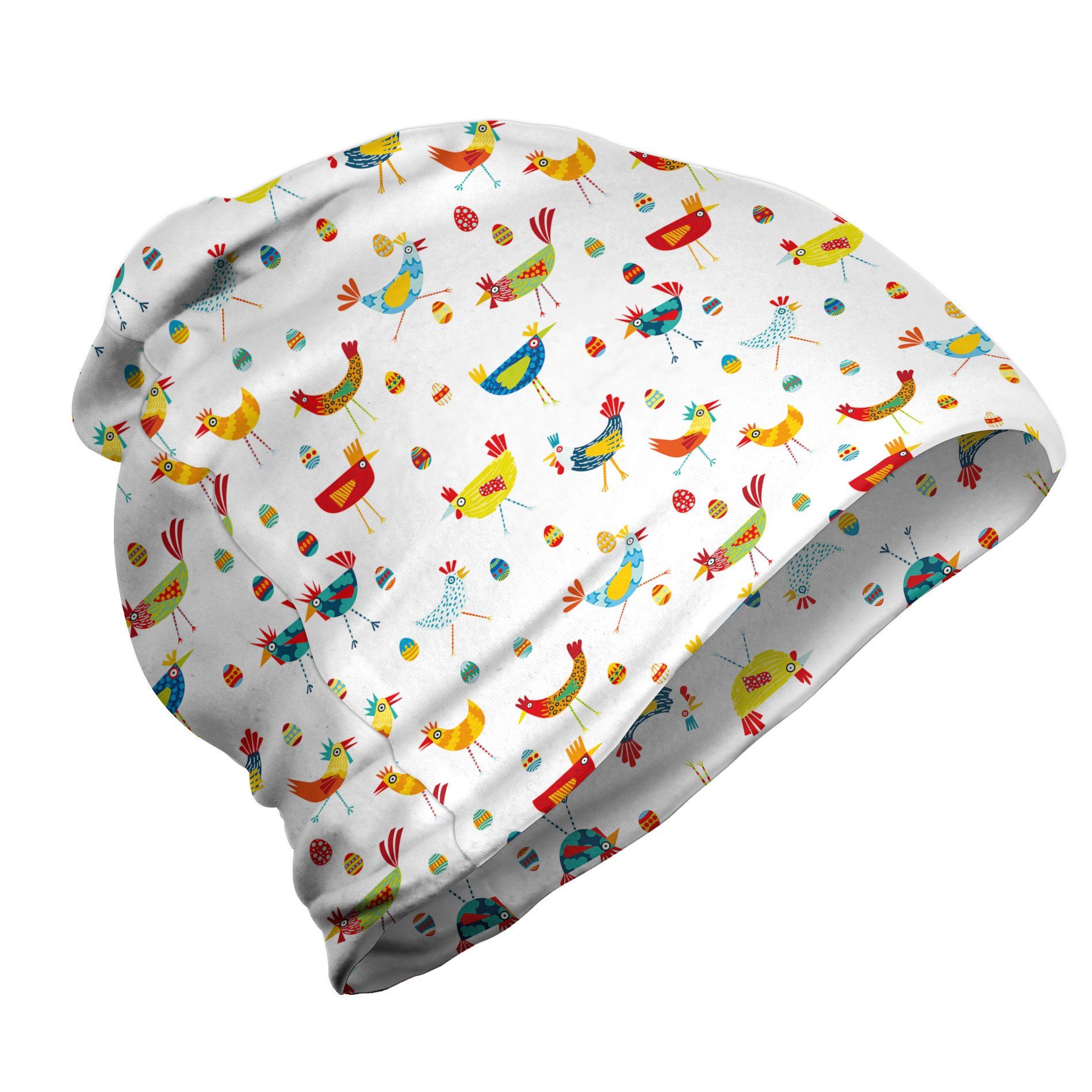 Abakuhaus Beanie Wandern im Freien Beschwingt Bunte Hühner und Eier günstig online kaufen