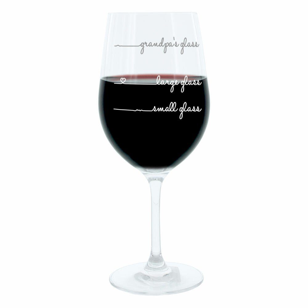 LEONARDO Weinglas XL Grandpas Glass Handwriting, Glas, lasergraviert