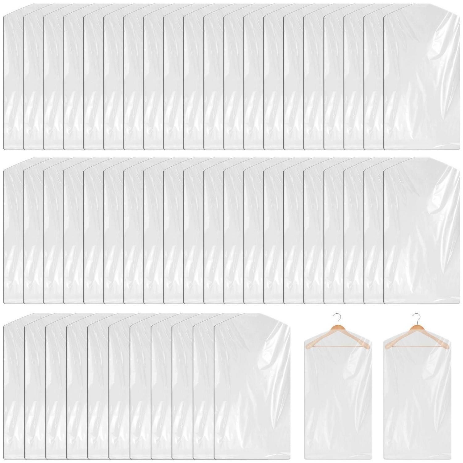 LuxusKollektion Kleiderschutzhülle 60er Kleidersäcke Transparent (60 St)