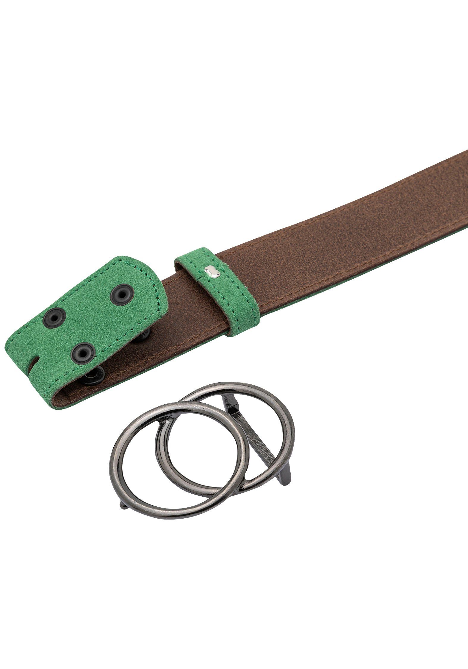 Rettungsring Gürtel Ledergürtel mit austauschbarer Schließe »Zwei Kreise Sc günstig online kaufen