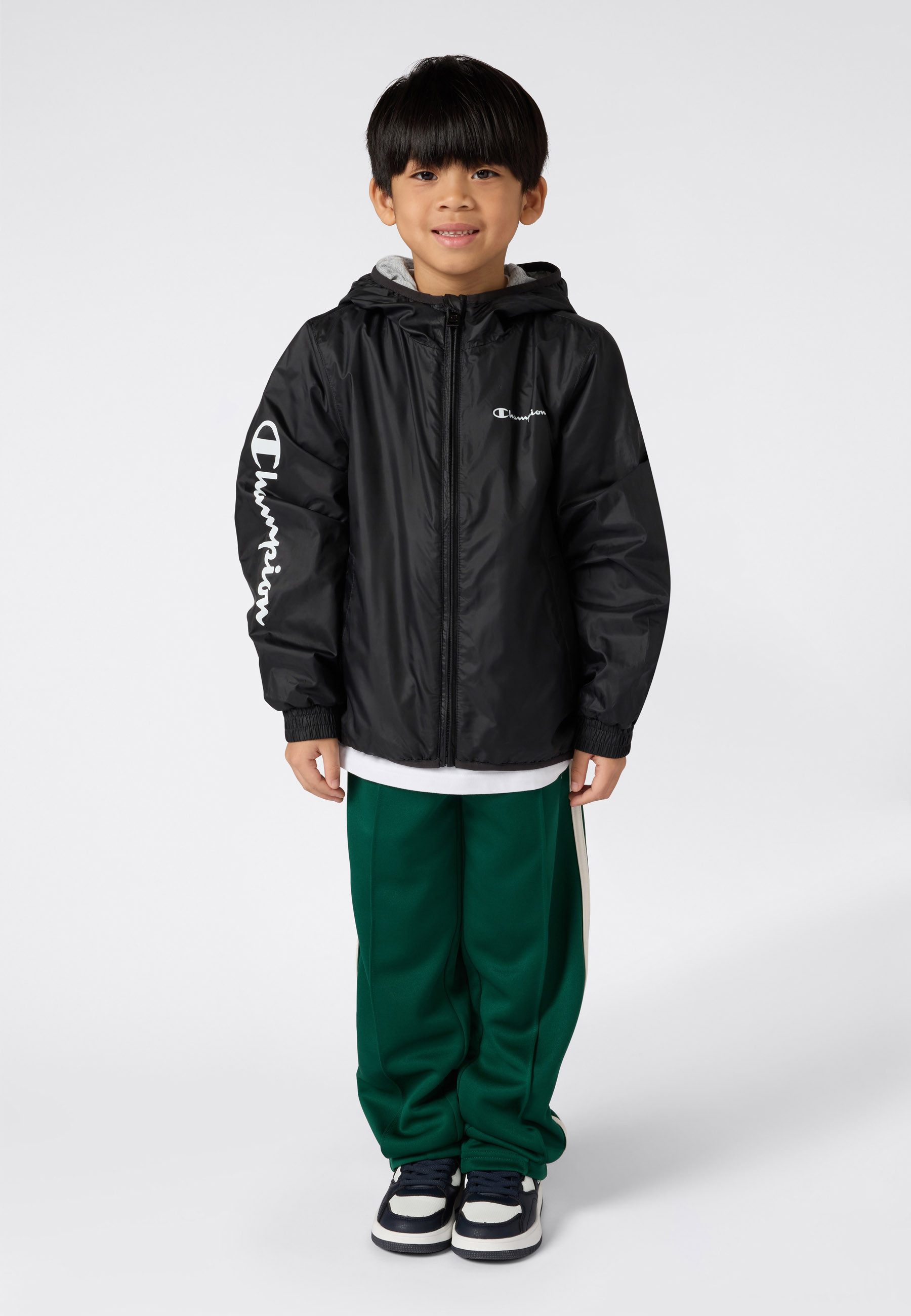 Champion Windbreaker OUTDOOR Light Hooded Jacket with Large Logo