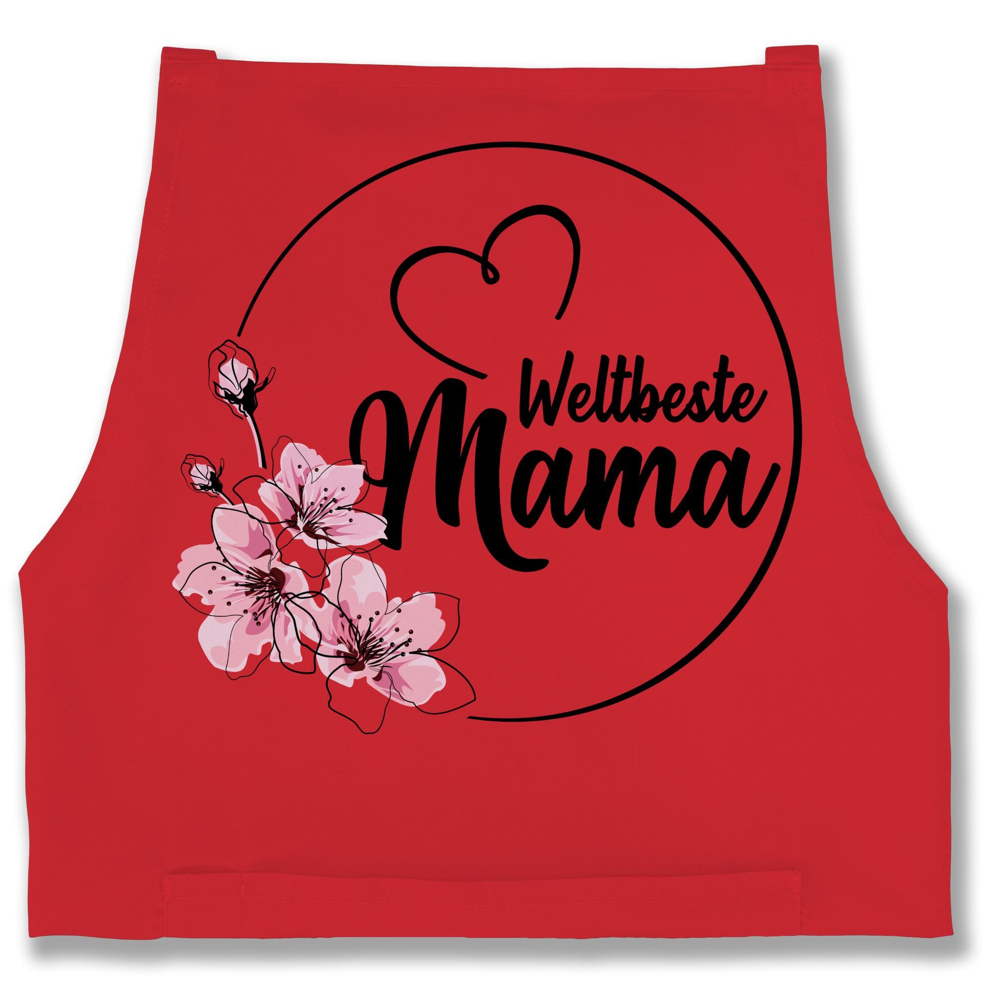 Shirtracer Kochschürze Weltbeste Mama - Geschenk Mutti Best Mom ...