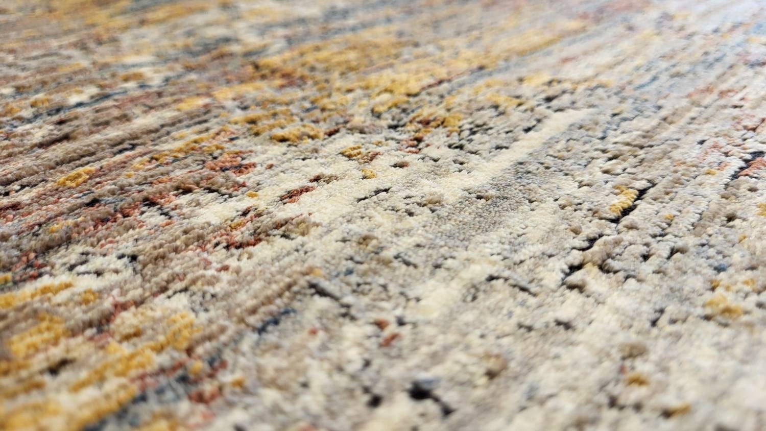 Rug Studios Teppich ASKANIA HERITAGE GB38C, Rechteckig, Höhe: 10 mm, modern, 60 x 90 cm, Grau / Dunkelgrau