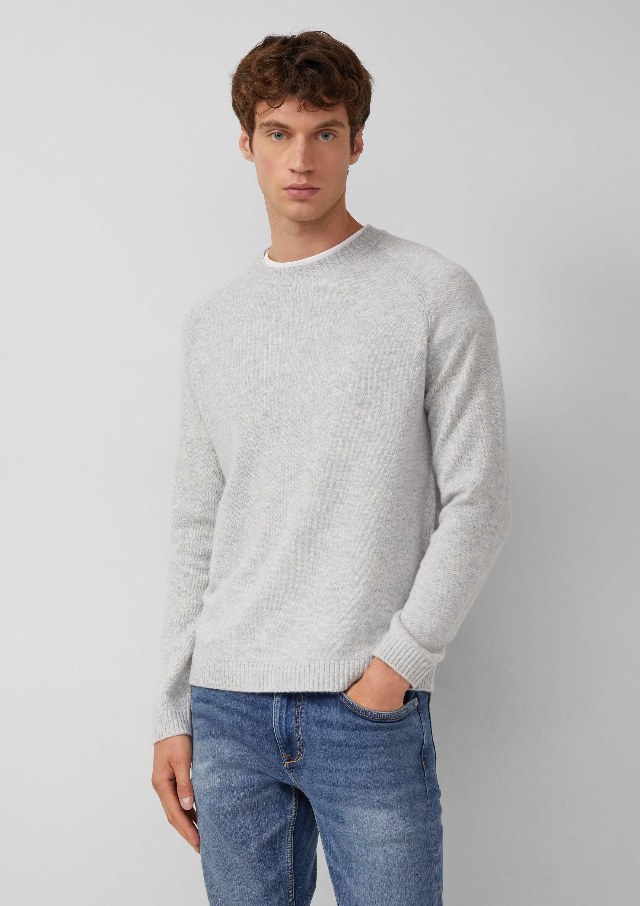 s.Oliver Longpullover Strickpullover Strickpullover aus reiner Lammwolle günstig online kaufen