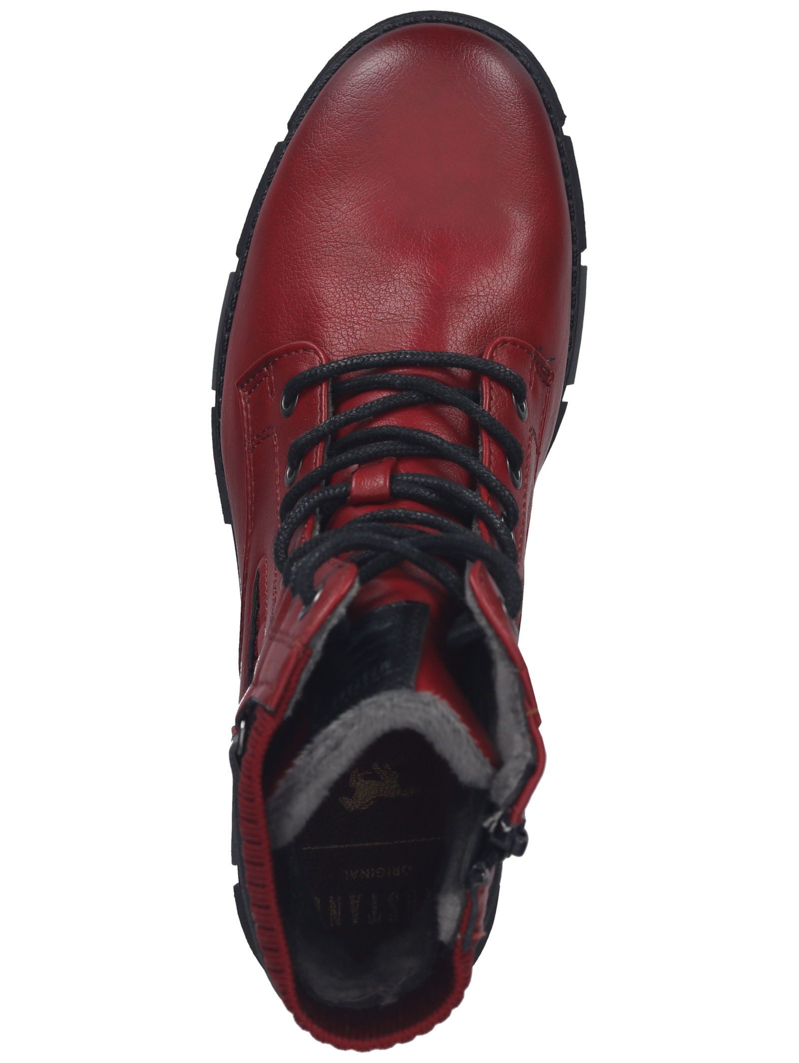 Mustang Shoes Mustang Shoes Stiefelette Lederimitat Schnürstiefelette