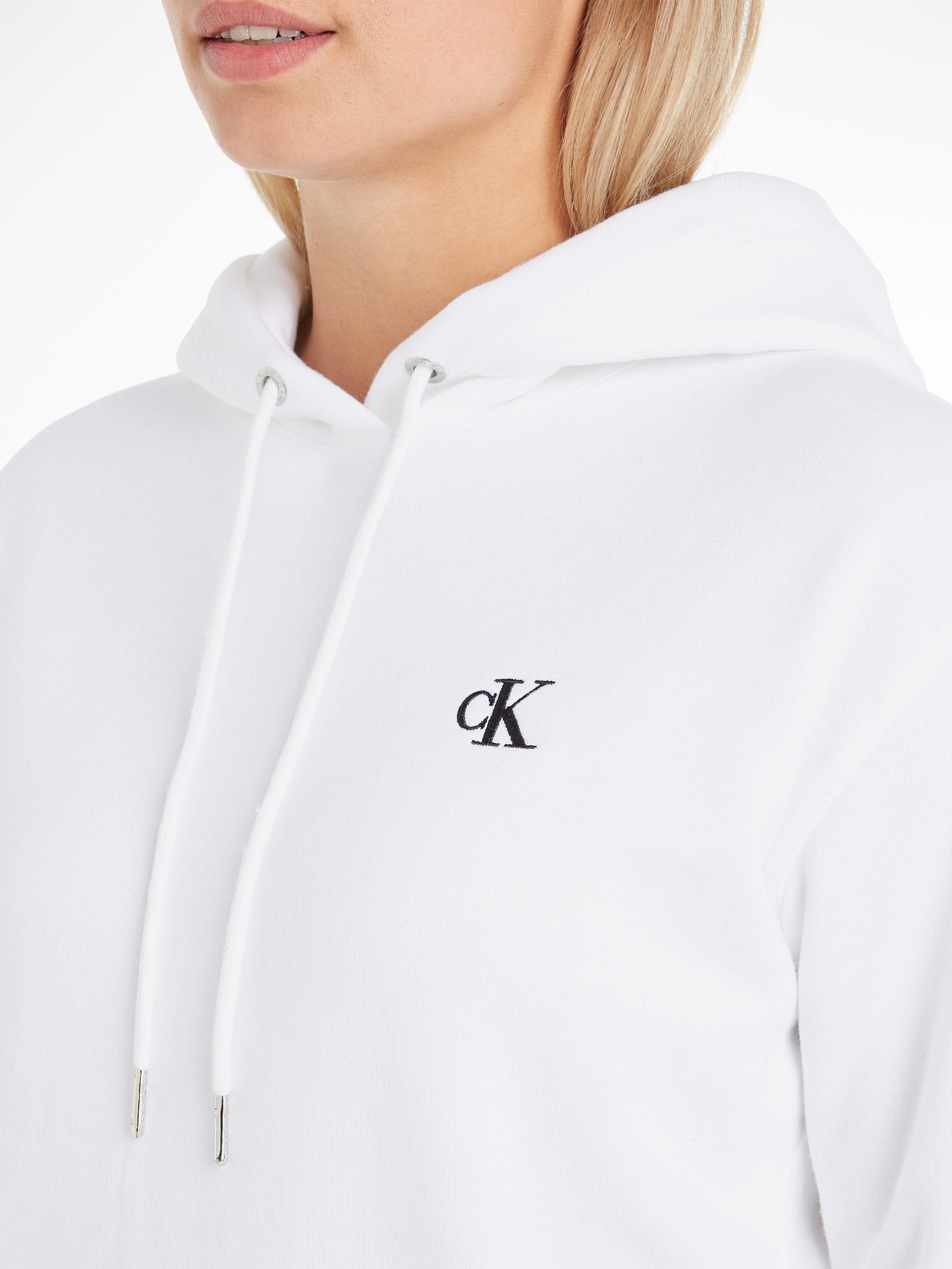 Calvin Klein Jeans Kapuzensweatshirt CK EMBROIDERY HD mit CK Monogramm Stickerei