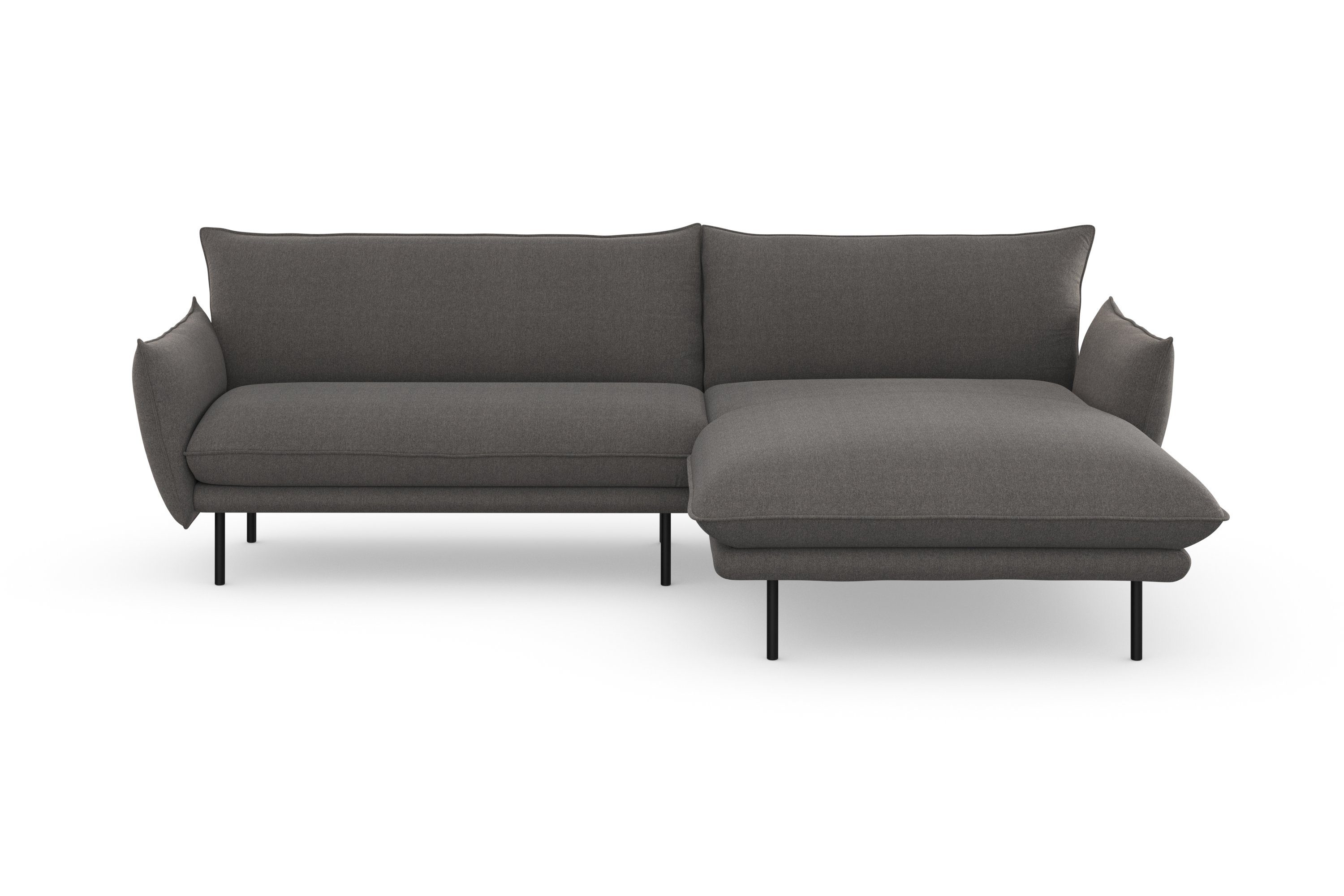 andas Ecksofa Stine L-Form, Besonderes Design durch Kissenoptik und Keder, by Morten Georgsen