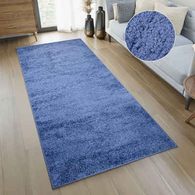 Hochflor-Läufer DELHI, Tapiso, rechteckig, Höhe: 30 mm, Wohnzimmer, Schlafzimmer, Shaggy