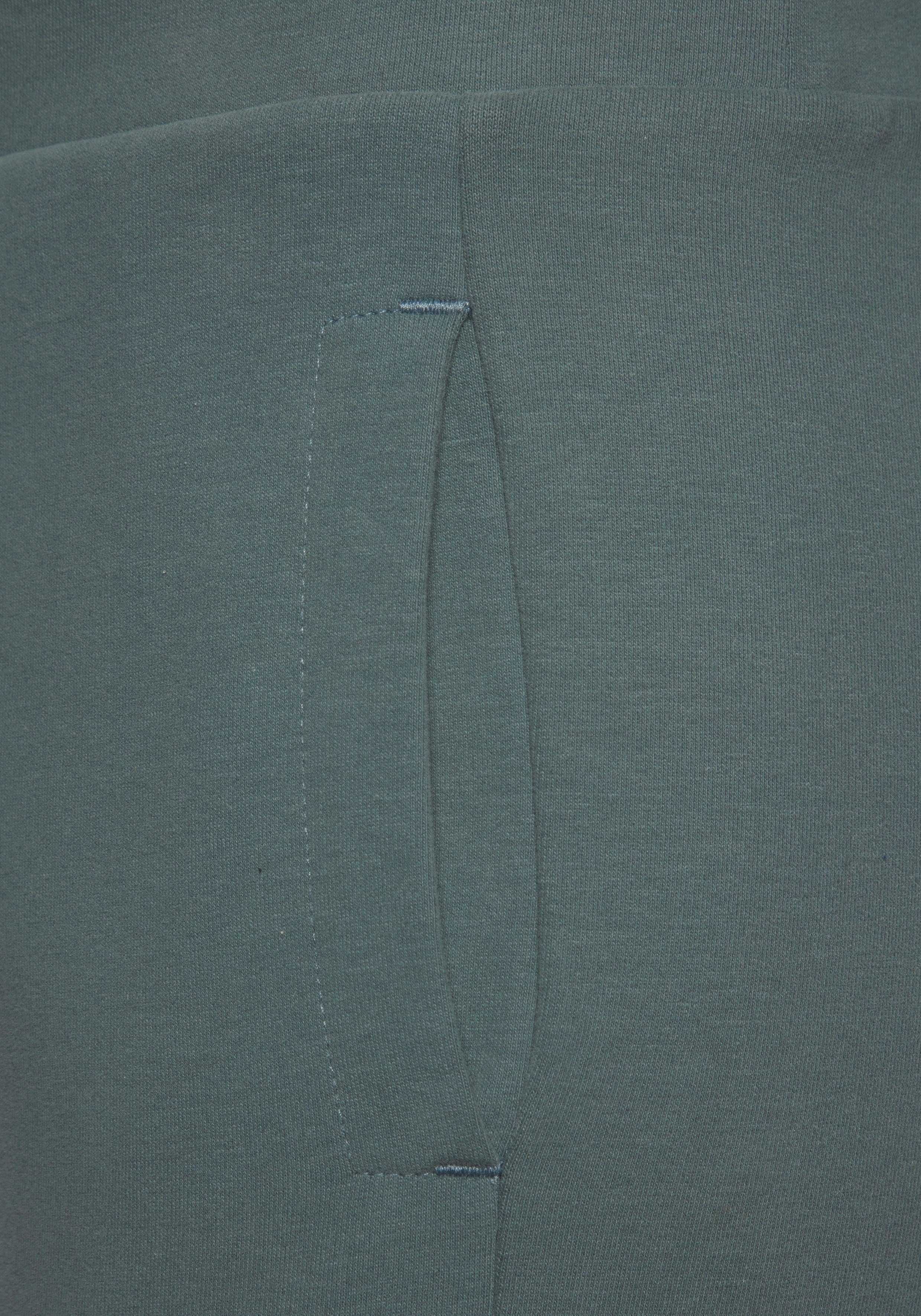 Elbsand Sweathose mit Logodruck hinten, Jogginghose mit Kordelzug und Taschen