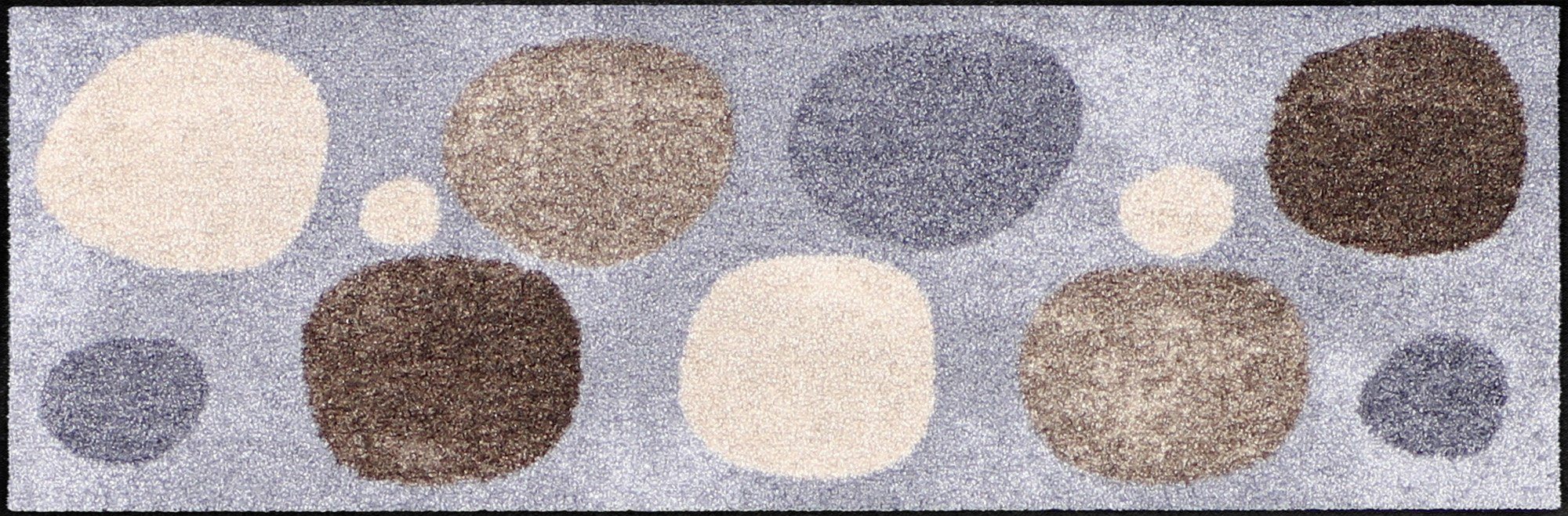 Salonloewe Fußmatte Fußmatte "Broken Dots", eckig, Höhe: 7 mm, gemustert