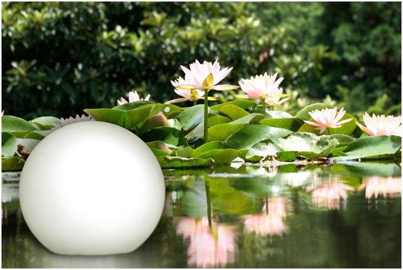 BONETTI LED Gartenleuchte Kugelleuchte, Farbwechsel, Leuchtdauer einstellbar, LED fest integriert
