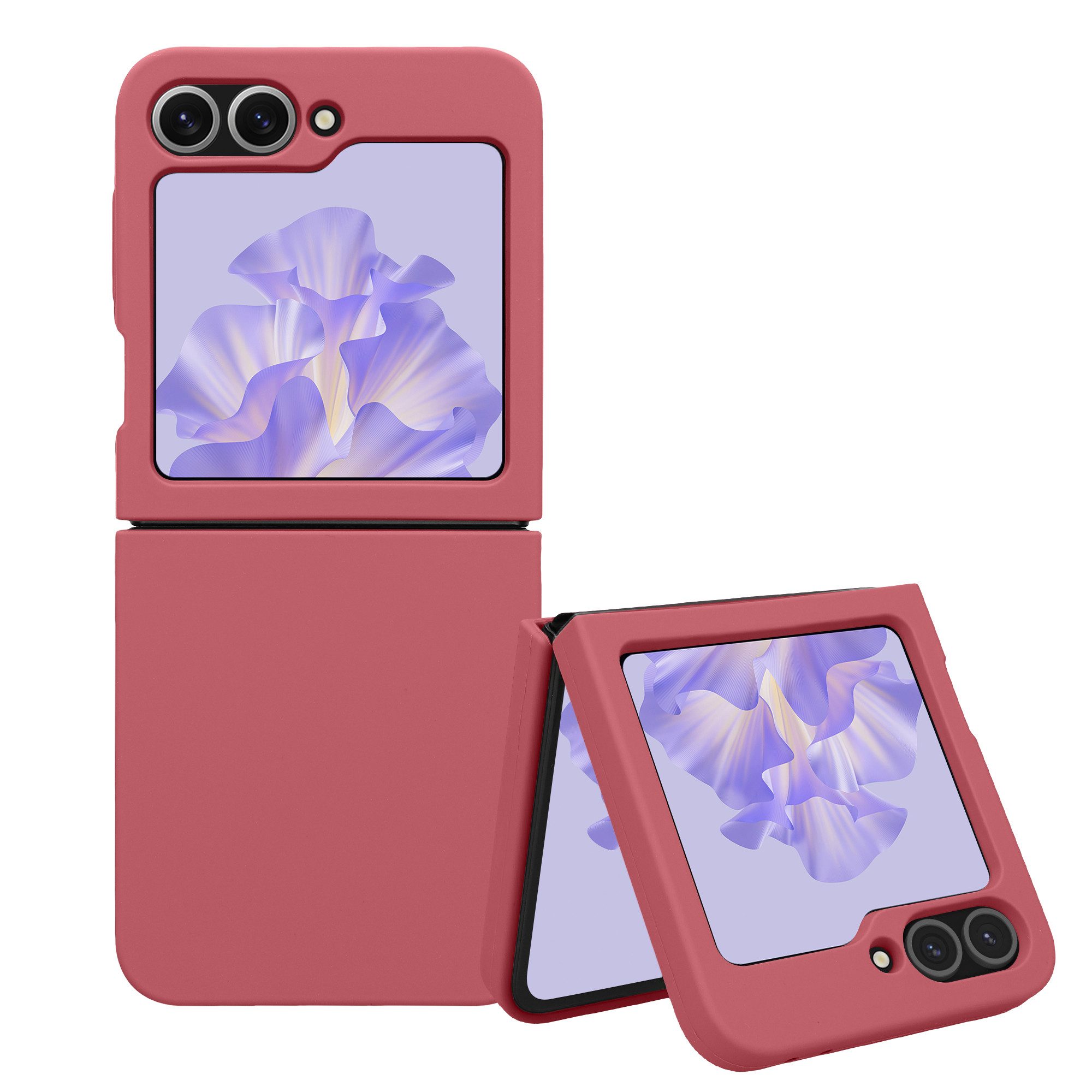 kwmobile Handyhülle Flip Soft Case für Samsung Galaxy Z Flip6 Hülle, Silikon Cover für Foldable Handy Handyhülle