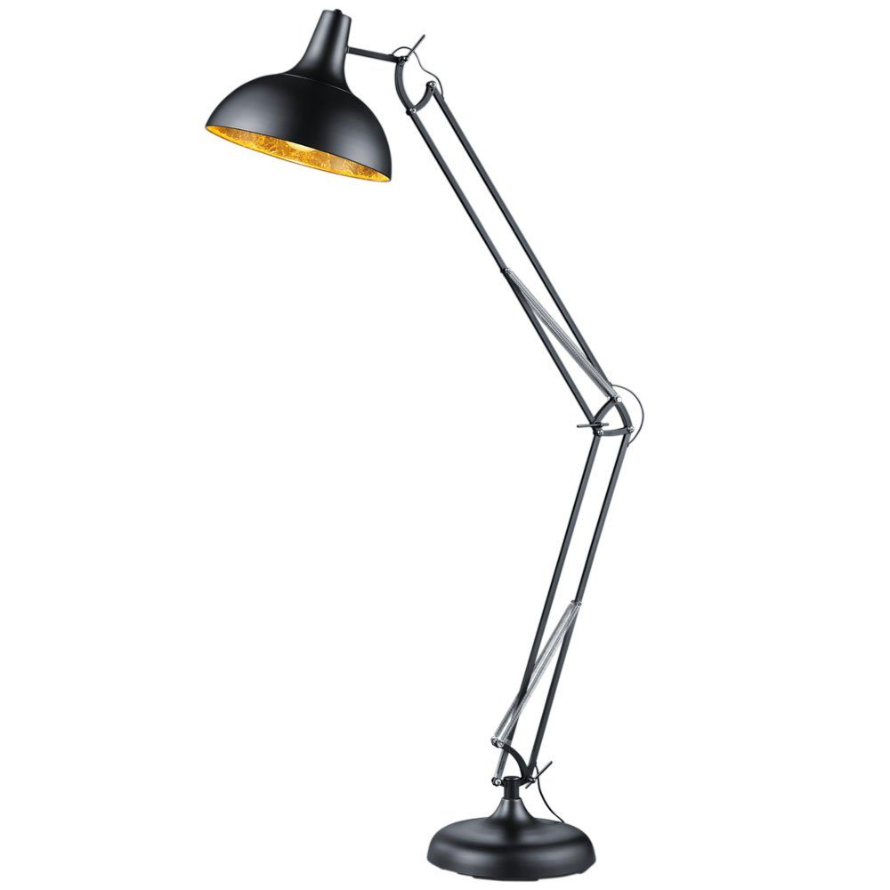 etc-shop LED Lampe Gelenk Lese inklusive, gold nicht Steh schwarz Stand Ess Leselampe, Höhe Lampe Leuchtmittel Zimmer