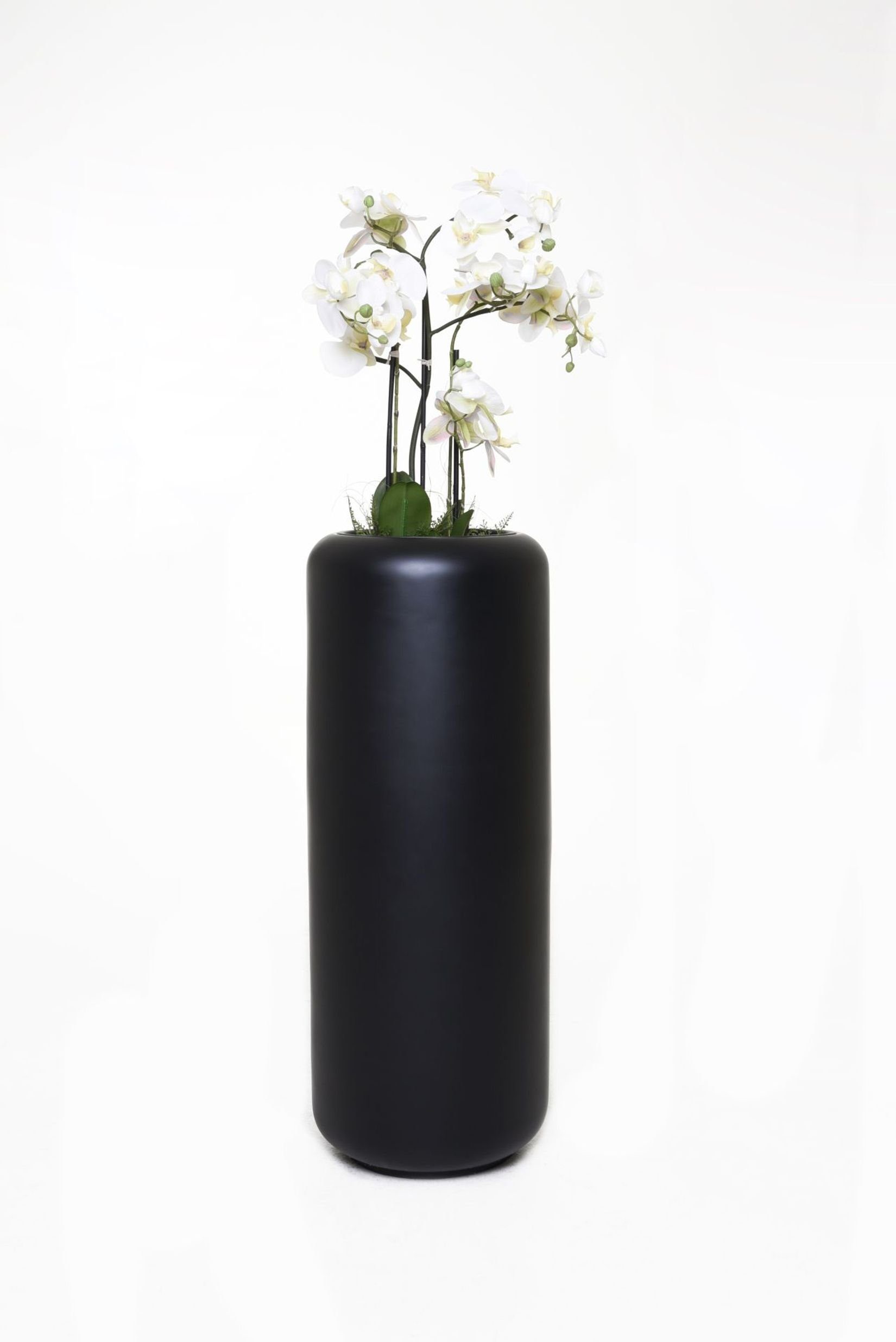 Kunstpflanze Kunststoff -, Erdballen künstliche Orchidee ORCHIDELIS VIVANNO, cm im 80 Kunstpflanze Höhe