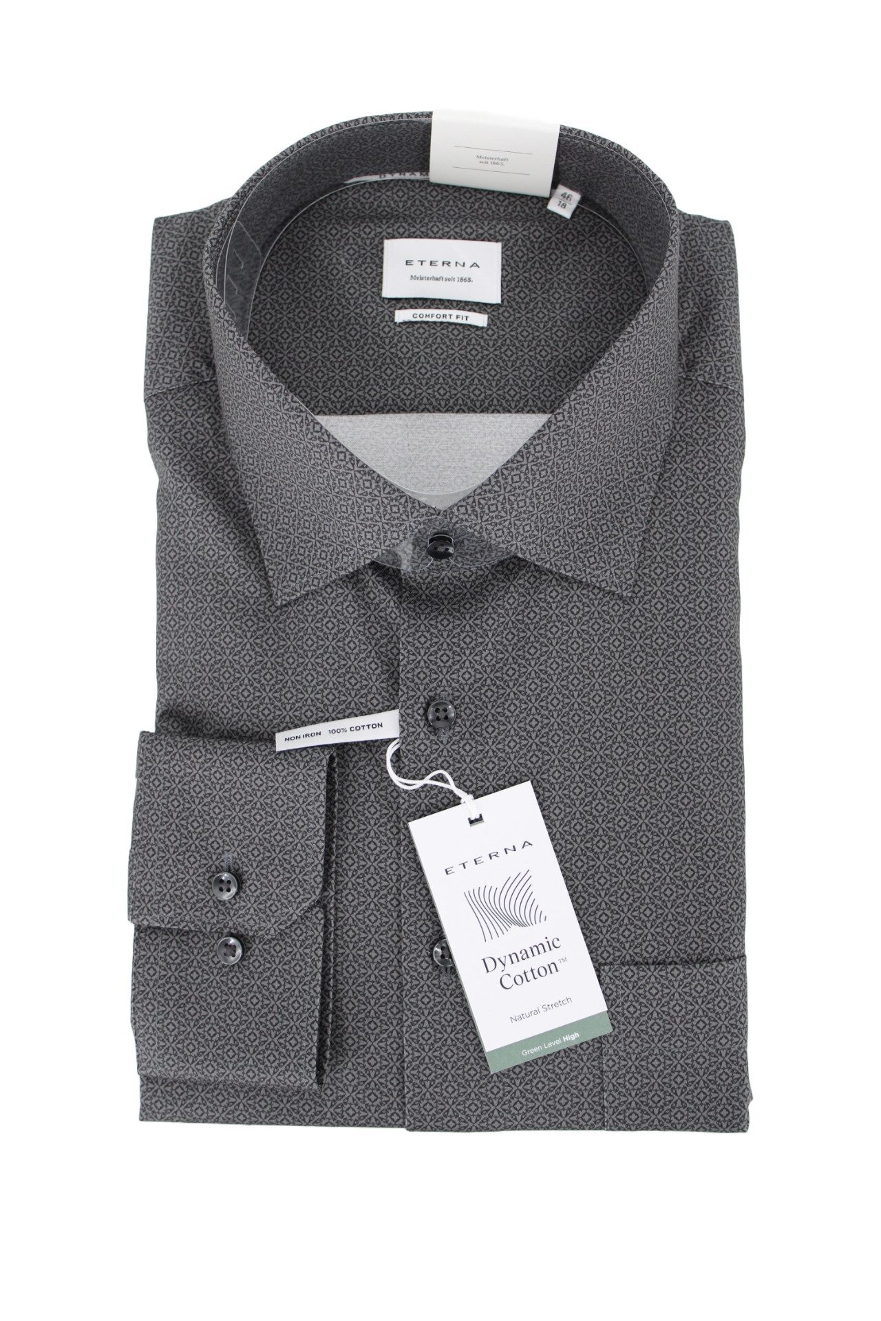 Businesshemd Hemd 4501 E19K silber