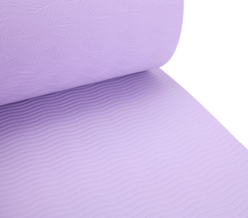 Styletics Yogamatte Yoga-Matte Klotz Gürtel Set Training Sport Fitness (Yogamatte, Kork Block, Gürtel aus Baumwolle, Beutel), Pilates Entspannung – Bild 3 von 3