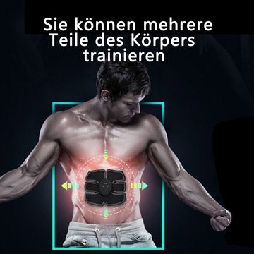 Dekorative EMS-Bauchmuskeltrainer EMS Trainingsgerät,Unisex Bauchmuskeltrainer,Sicher Effektiv Schneller, (3-tlg), USB wiederaufladbarer tragbarer Muskelstimulator