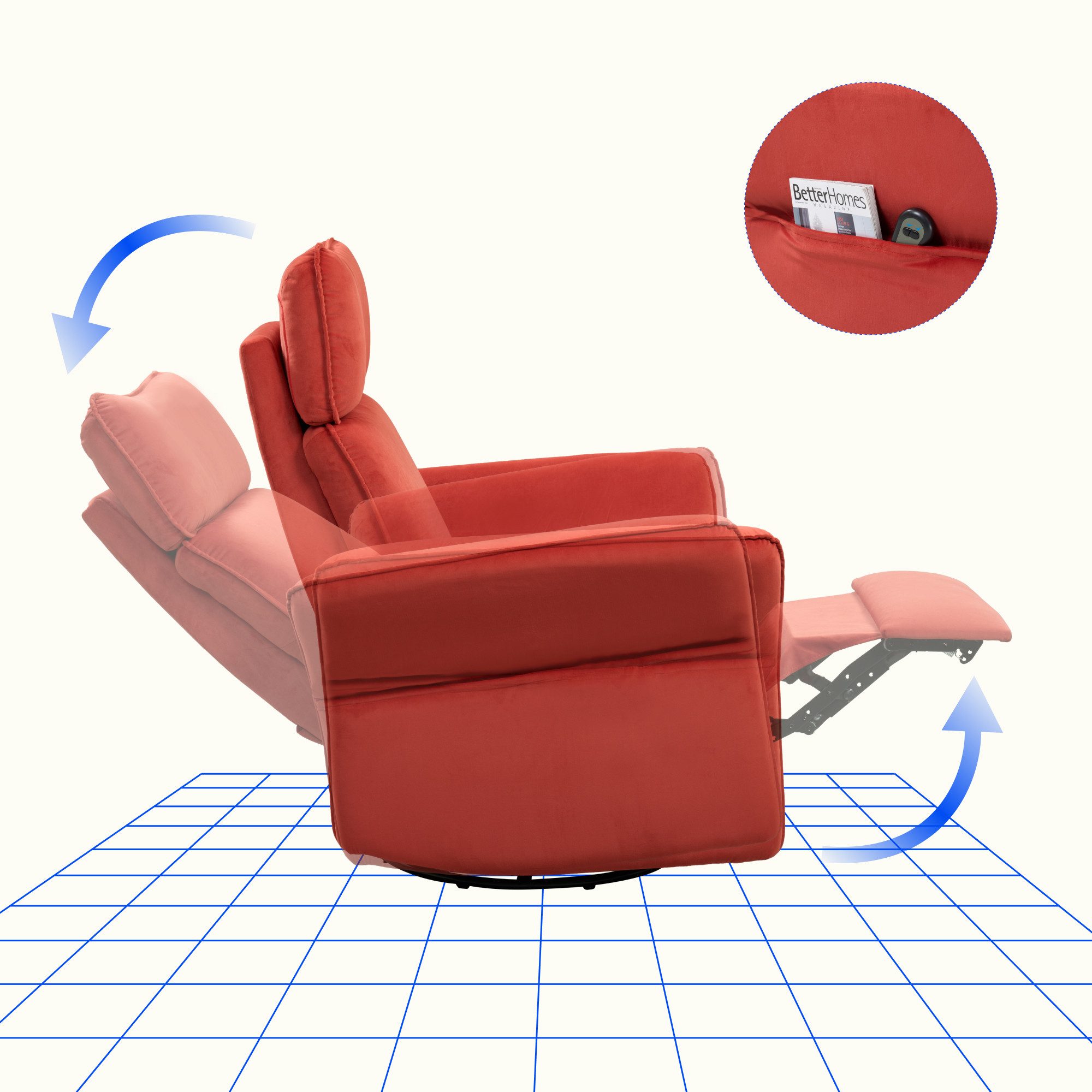 FLEXISPOT Loungesessel Relaxsessel – Elektrischer Liegesessel, günstig online kaufen