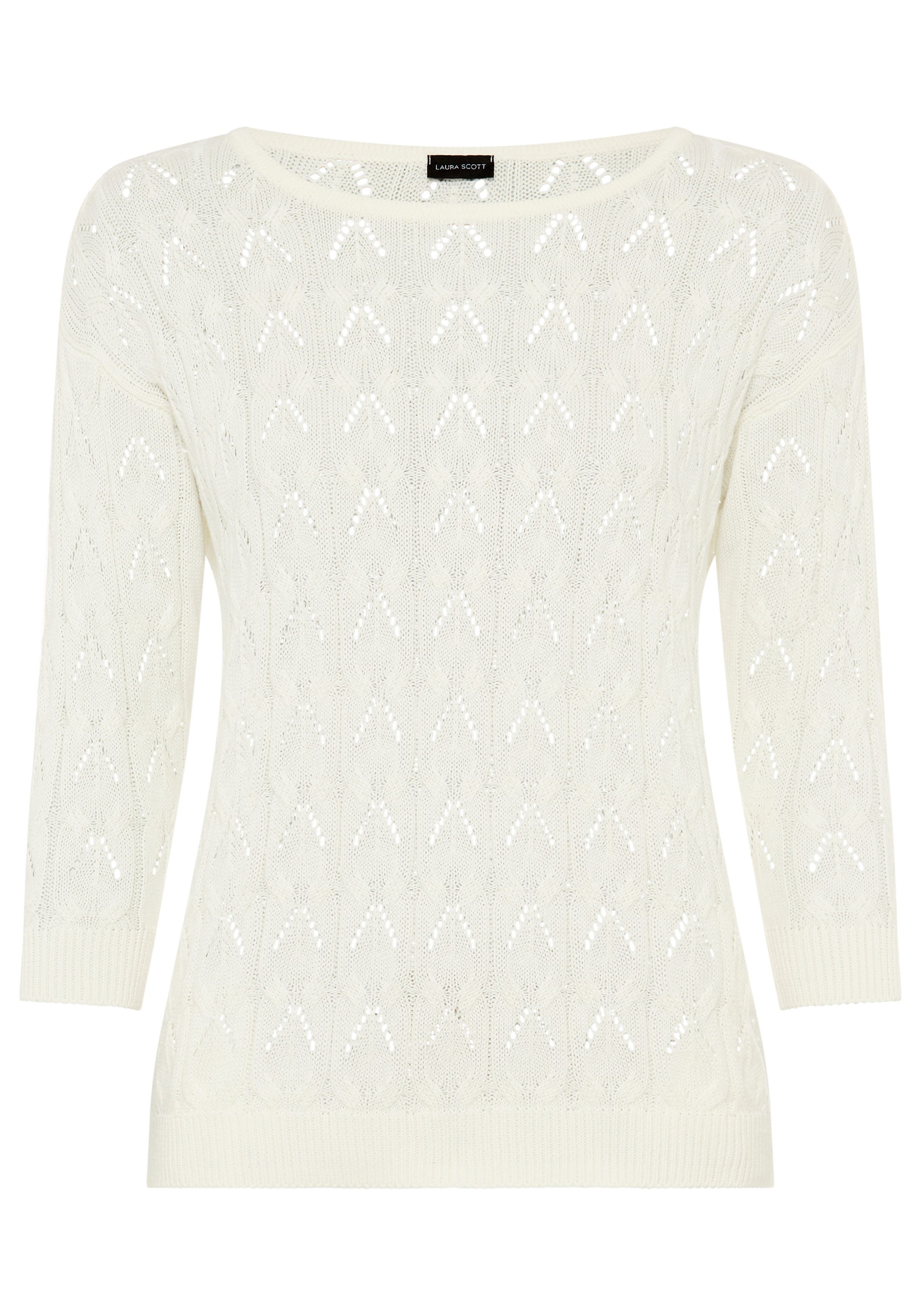 Ajourpullover im leichten Sommer-Look