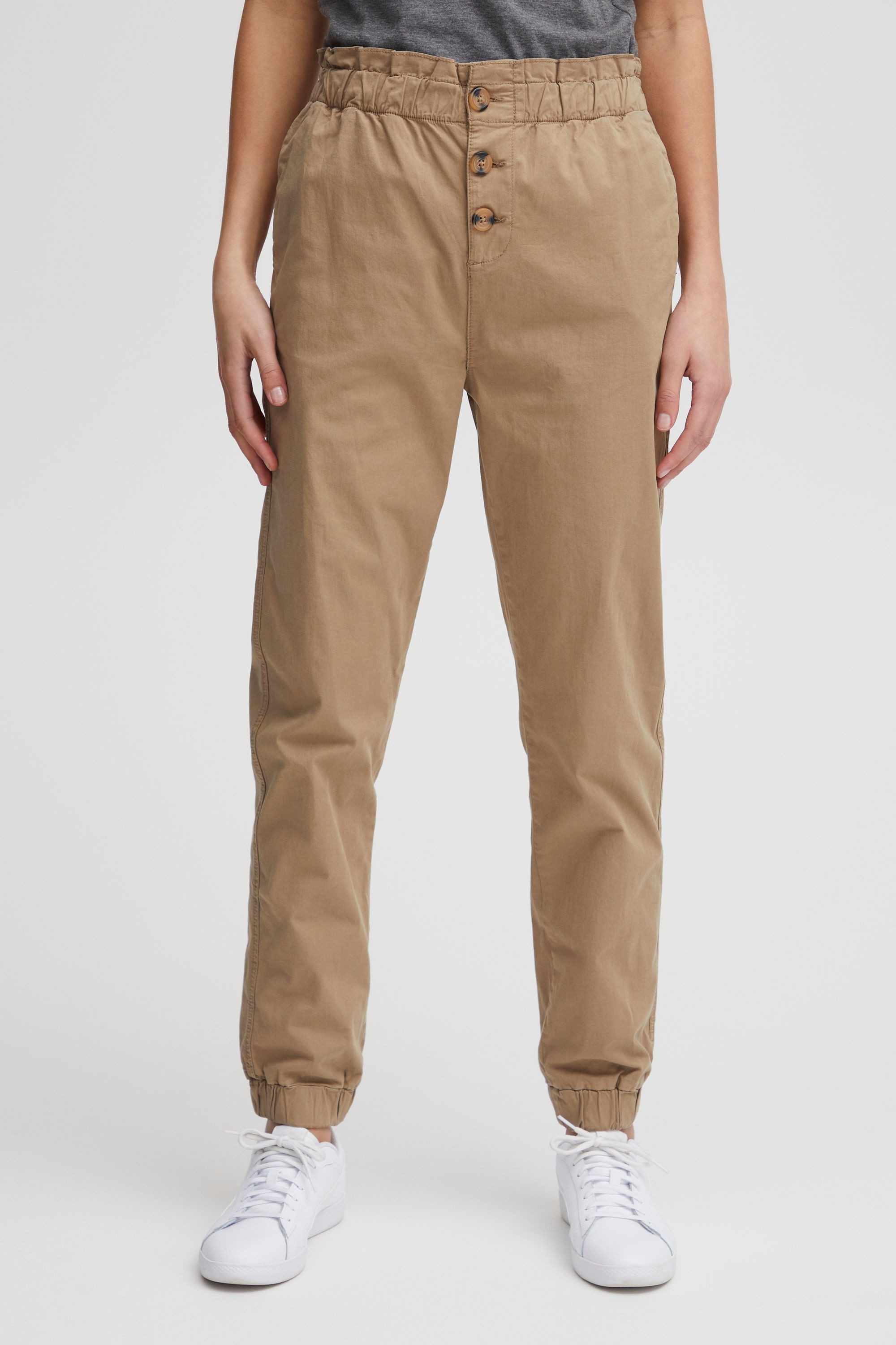 OXMO Chinohose OXCobie Stoffhose mit Paperbag-Bund günstig online kaufen