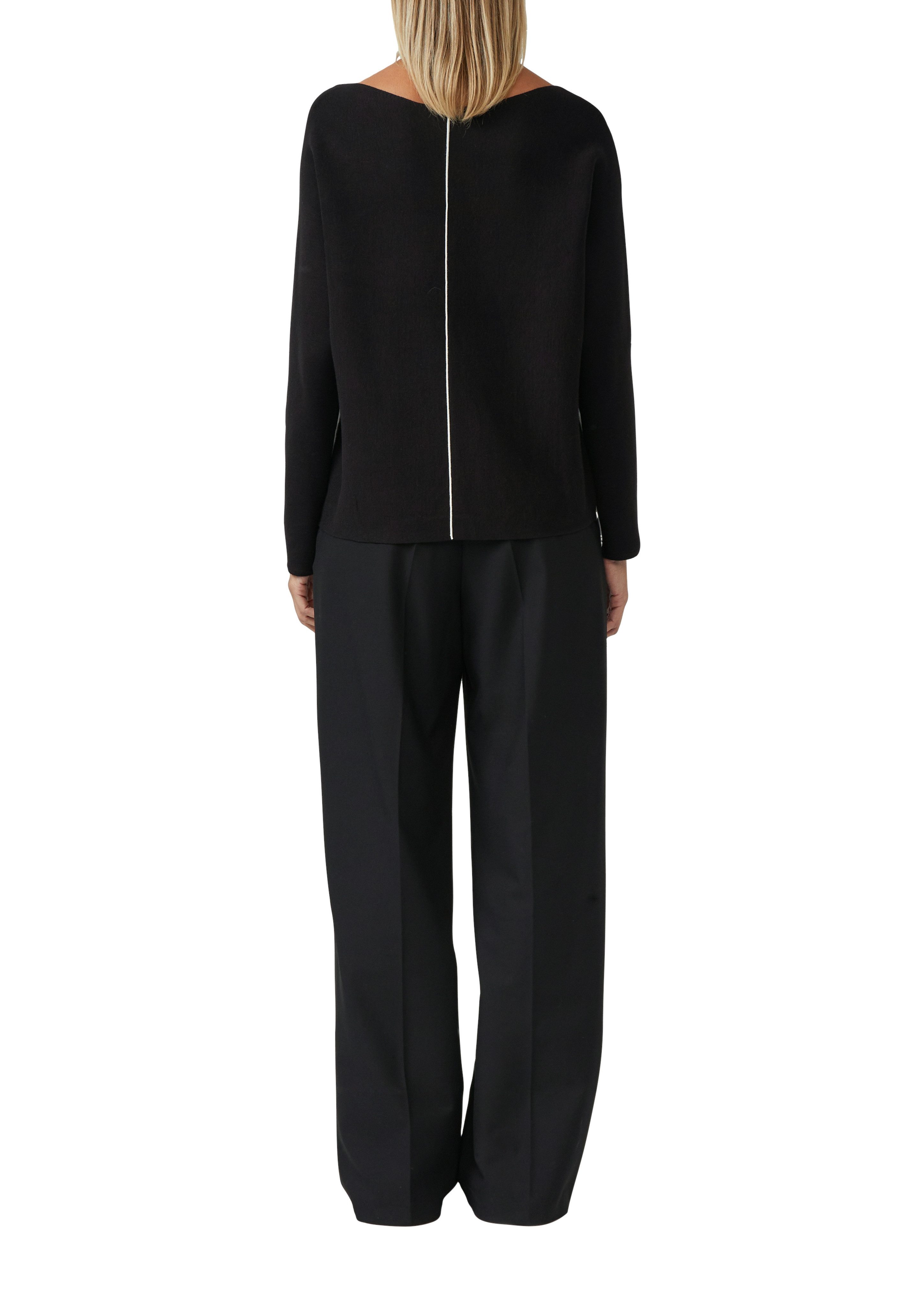 s.Oliver BLACK LABEL Strickpullover mit Colour-Blocking günstig online kaufen