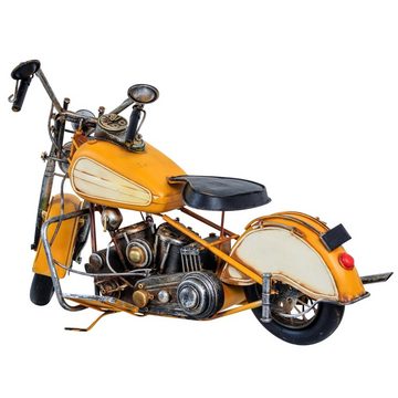 Aubaho Modellmotorrad Modellmotorrad Nostalgie Blech Metall Motorrad Oldtimer Antik-Stil 60cm