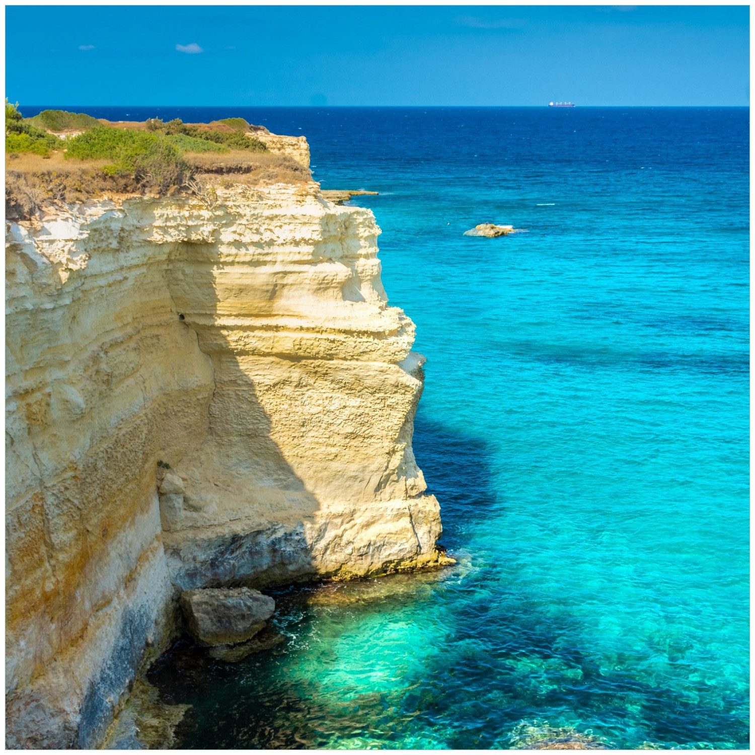 Wallario Möbelfolie Steilküste am Meer