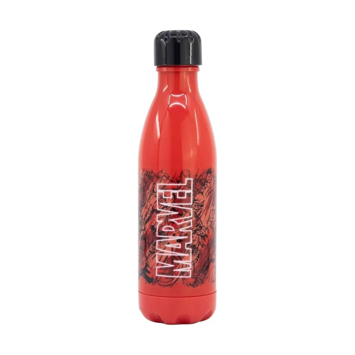 MARVEL Trinkflasche Avengers Red Marvel Kunststoffflasche mit Schraubverschluss