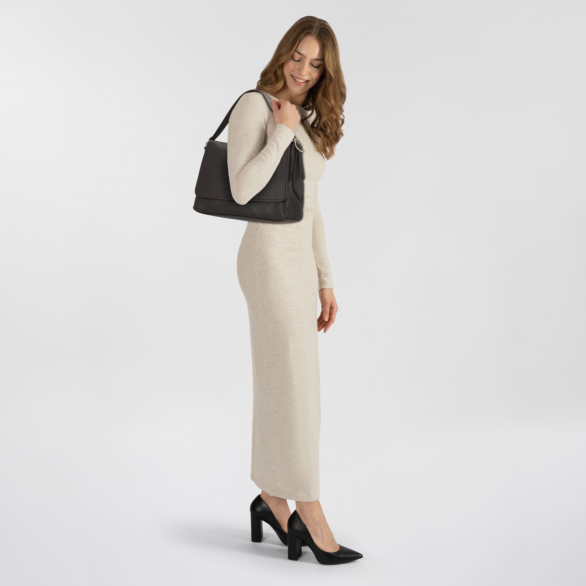 Abro Schultertasche Carina, Leder