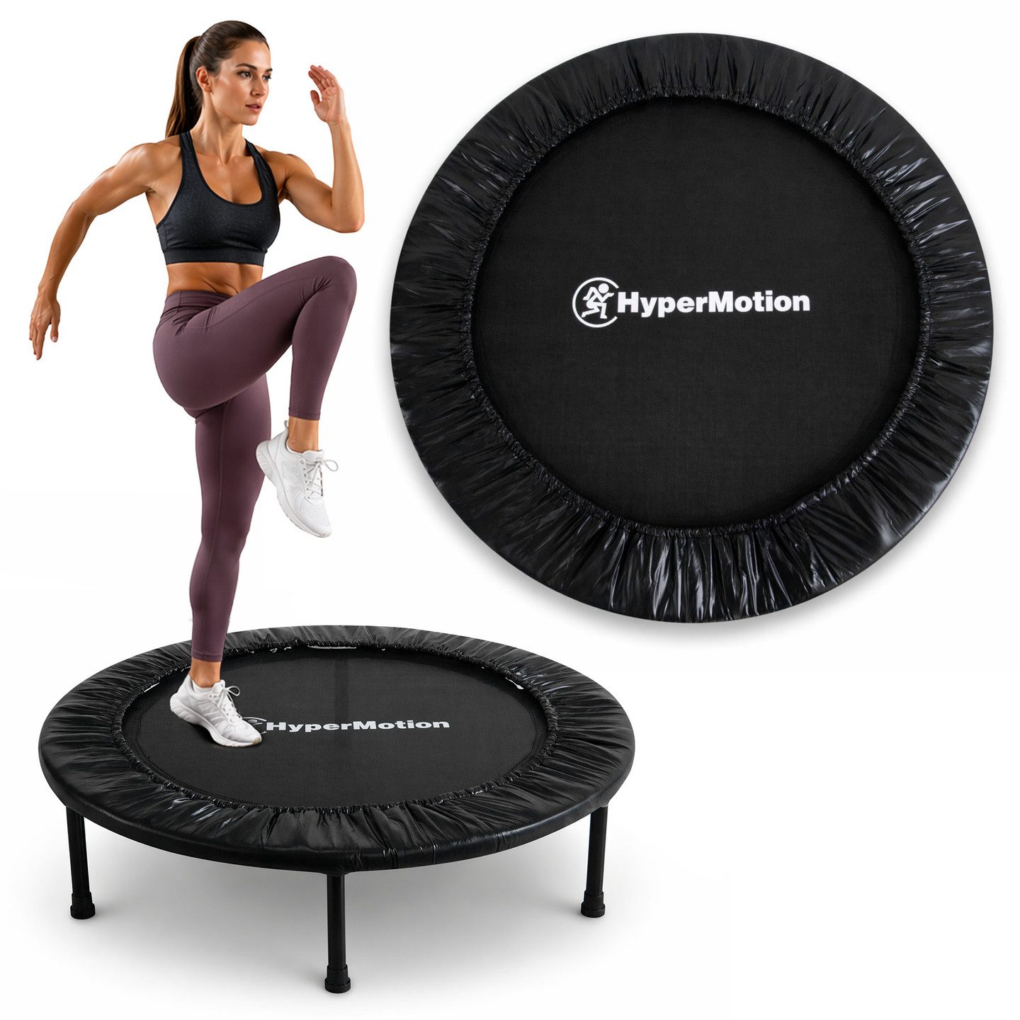Fitnesstrampolin HyperMotion Fitness Trampolin 91 cm Indoor bis 100 kg
