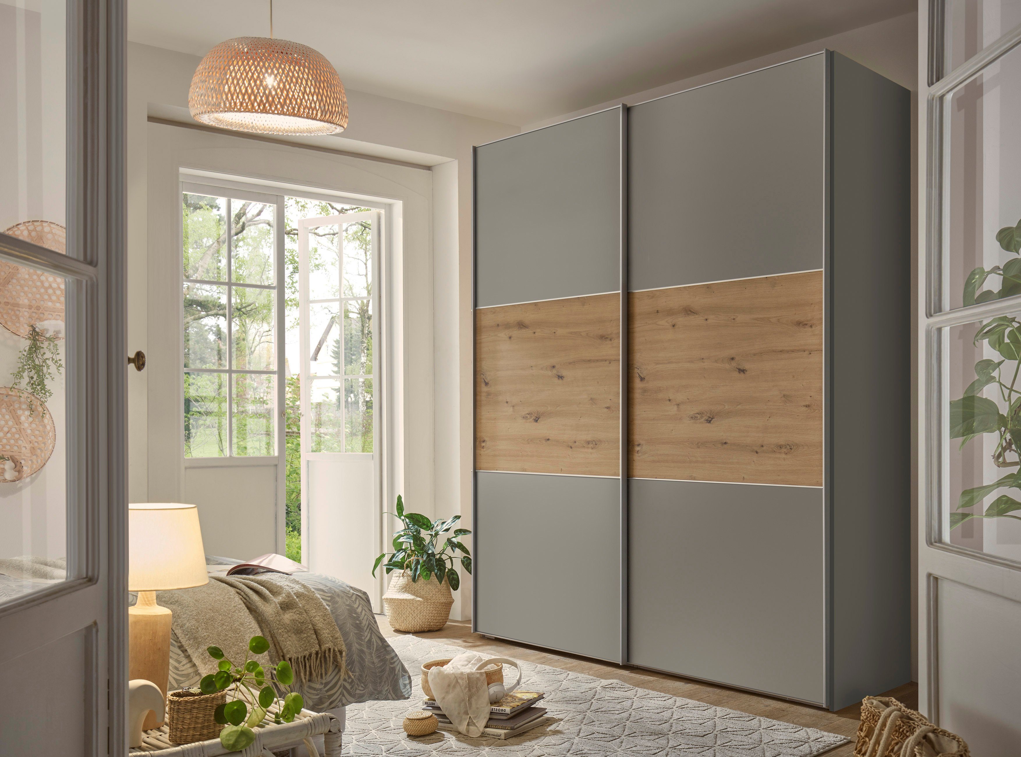 STAUD Schwebetürenschrank Includo, Made in Germany Mit vier verschiedenen Ausstattungsvarianten