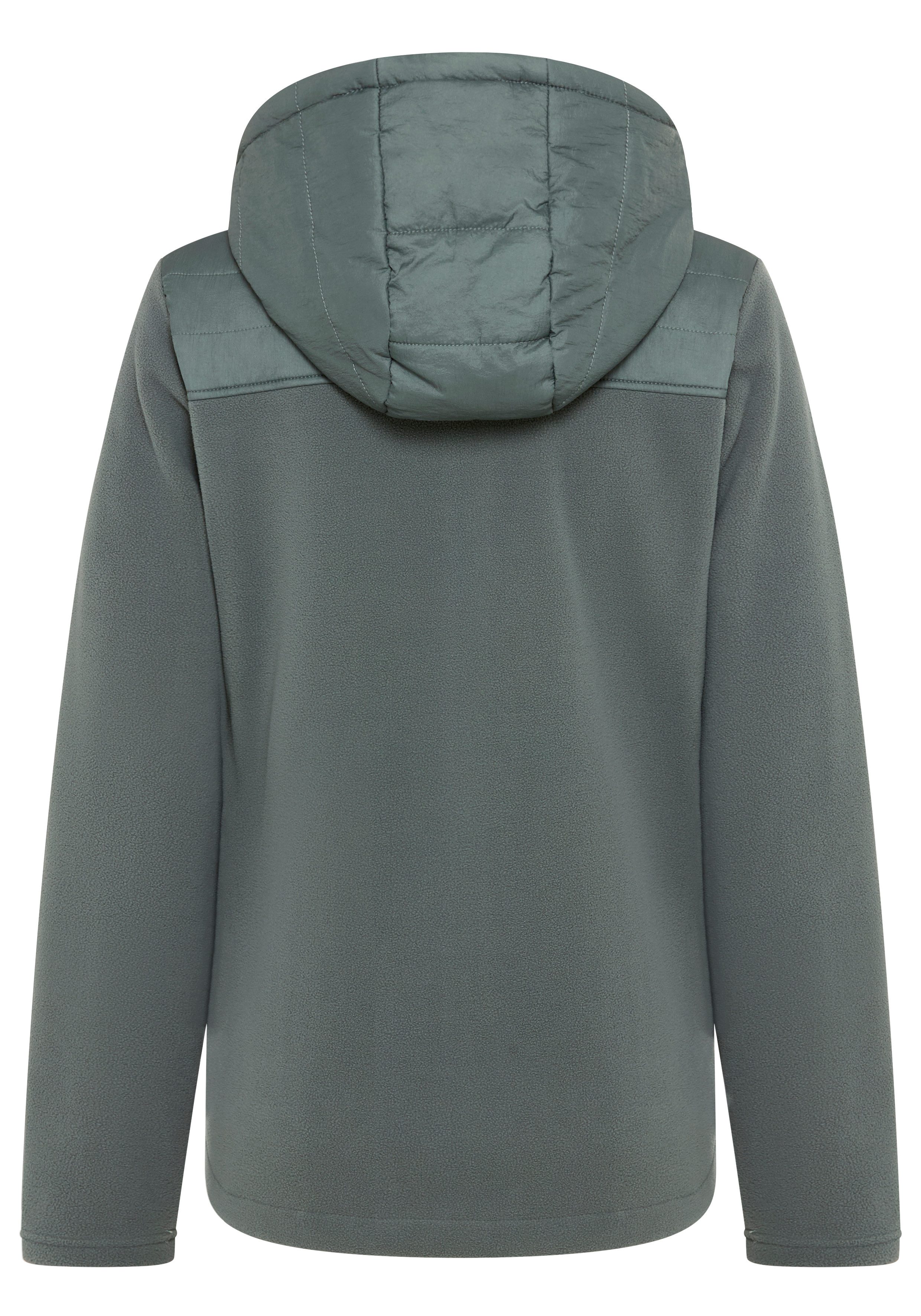 Polarino Hybridjacke mit wattiertem Schulterbereich, Übergangsjacke