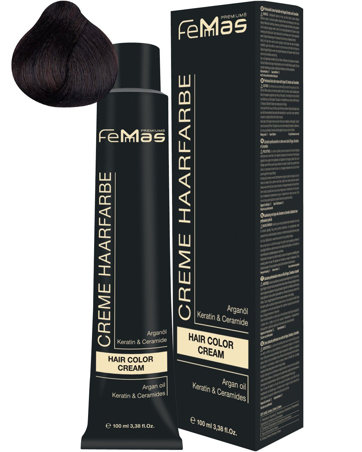 Femmas Premium Haarfarbe Femmas Hair Color, 1-tlg., Profi-Qualität
