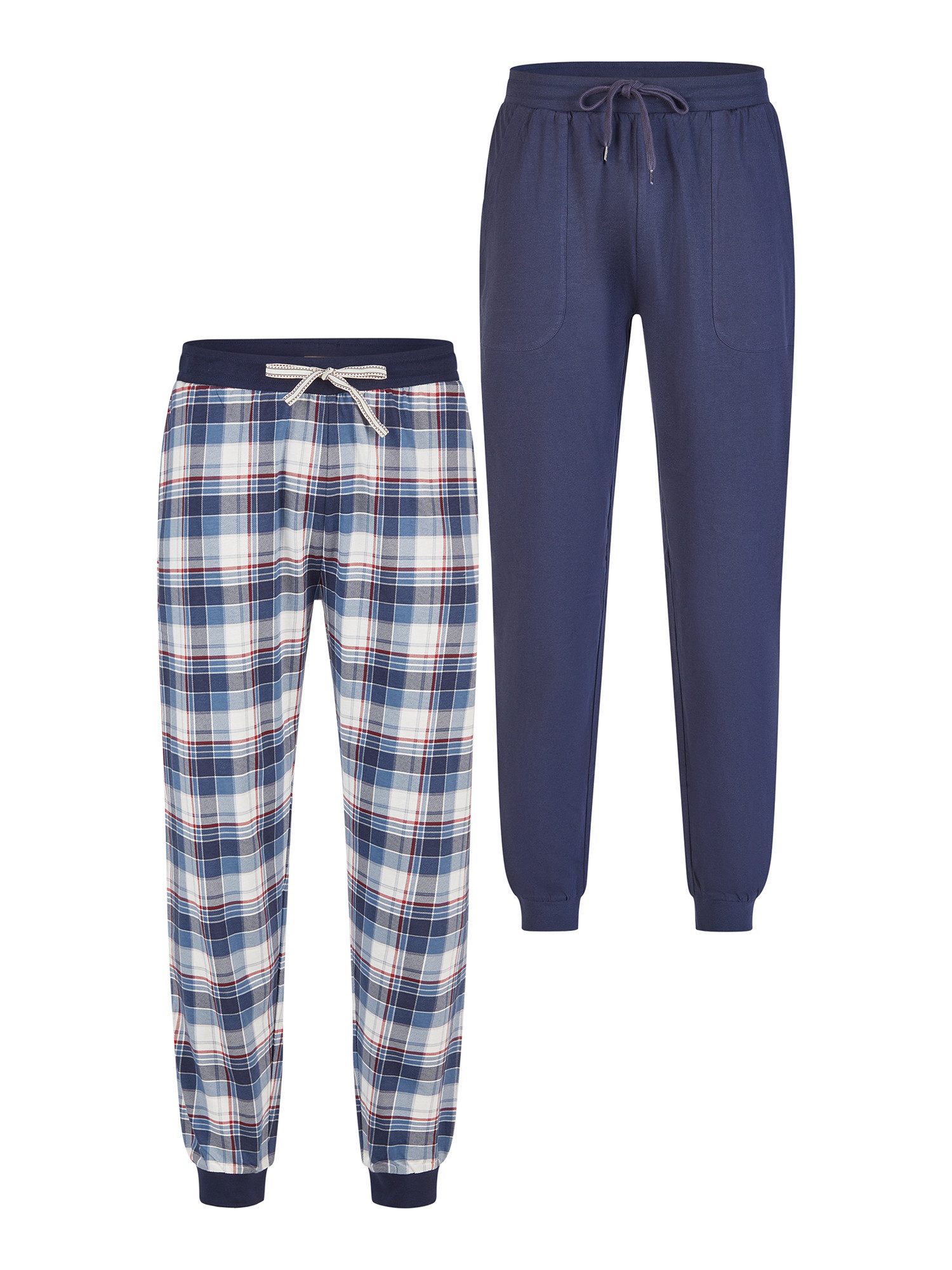 Phil & Co. Pyjamahose Cozy Classics (2-tlg) schlaf-hose pyjama schlafmode günstig online kaufen