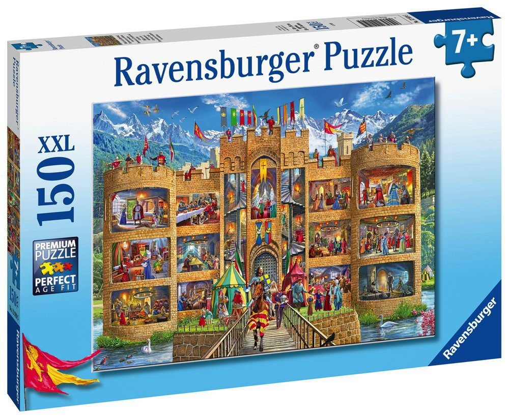 Ravensburger Puzzle Ravensburger Kinderpuzzle - 12919 Blick in die  Ritterburg -..., Puzzleteile
